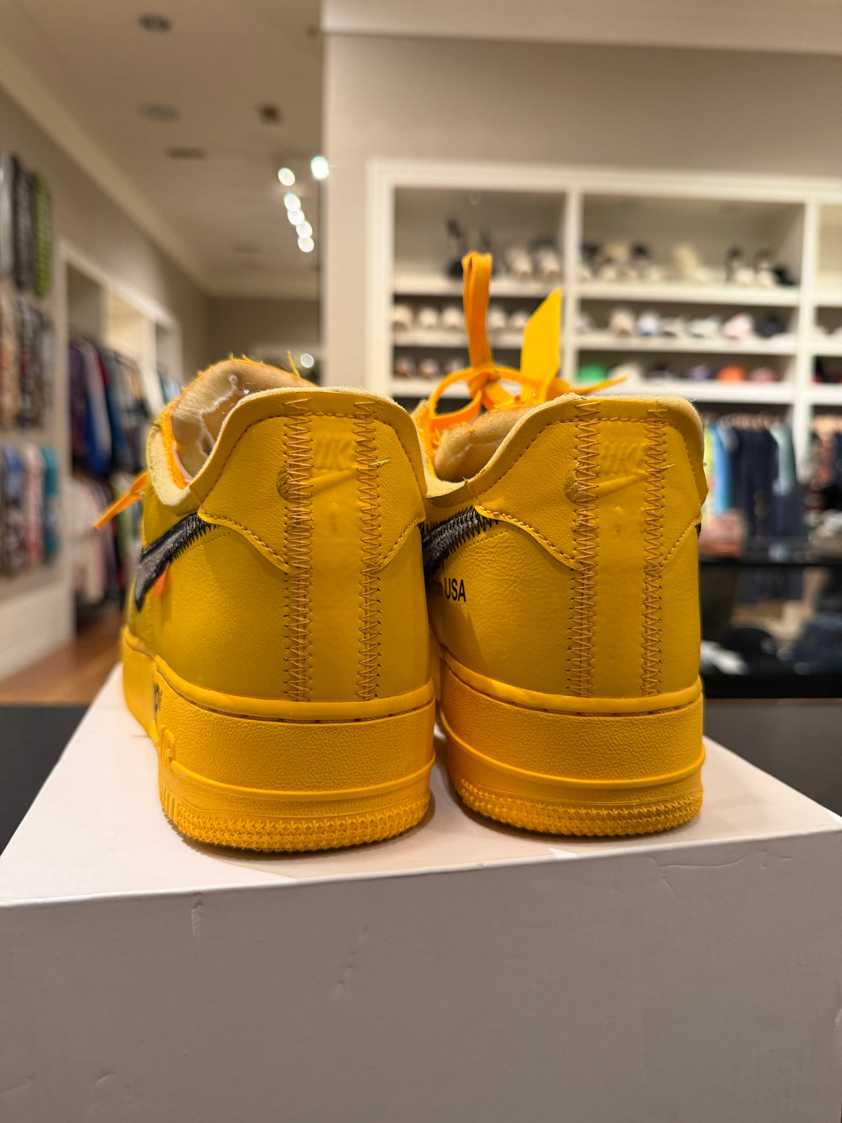 Off-White x Nike Air Force 1 Low “Lemonade/ ICA University Gold”