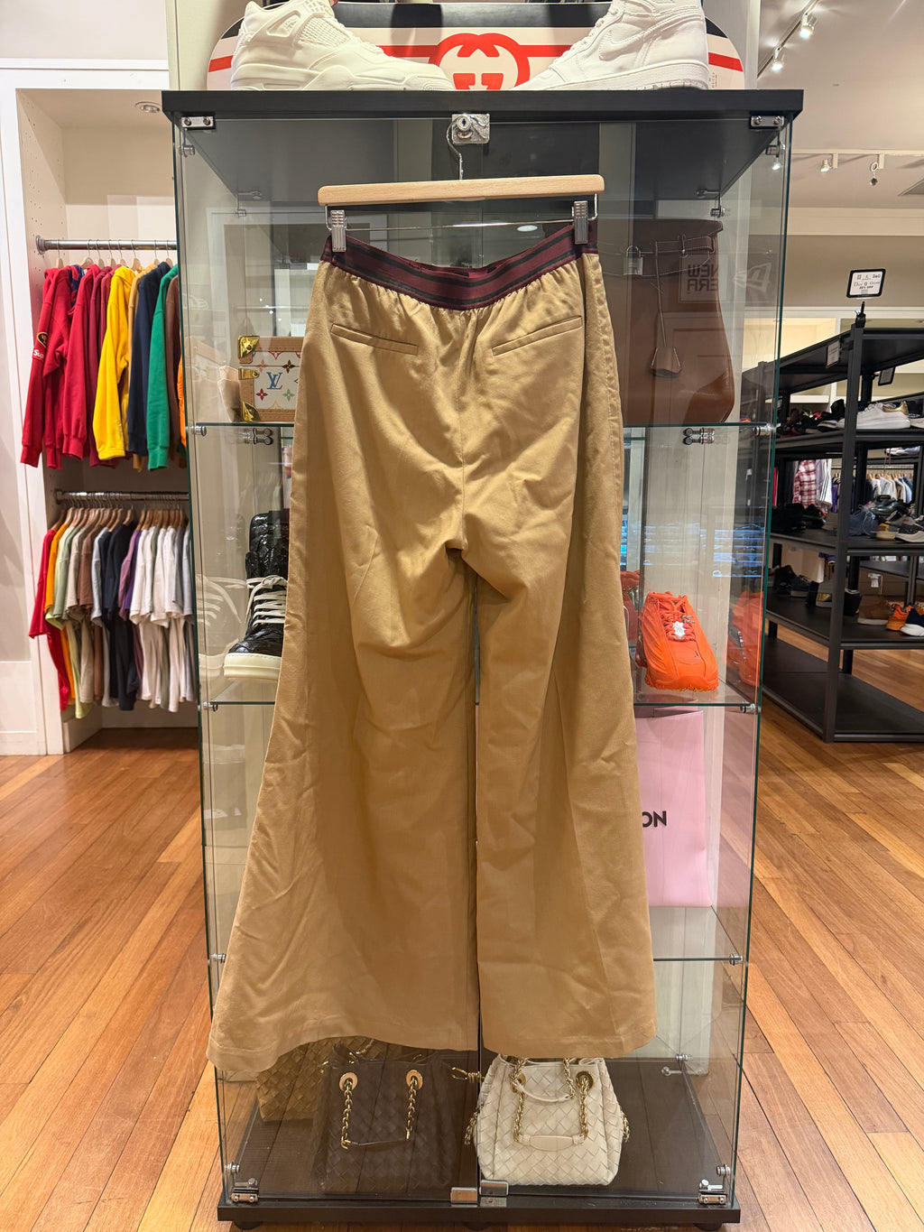 Marni Waistband-LogoTrousers - Beige