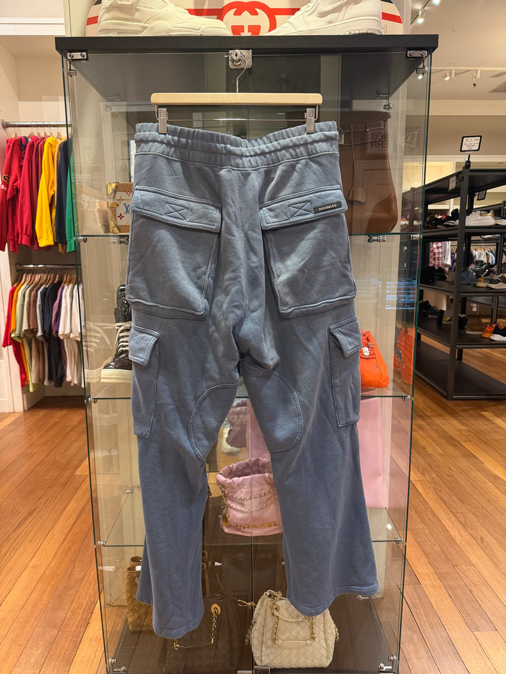Nahmias Cargo Sweatpants - Blue