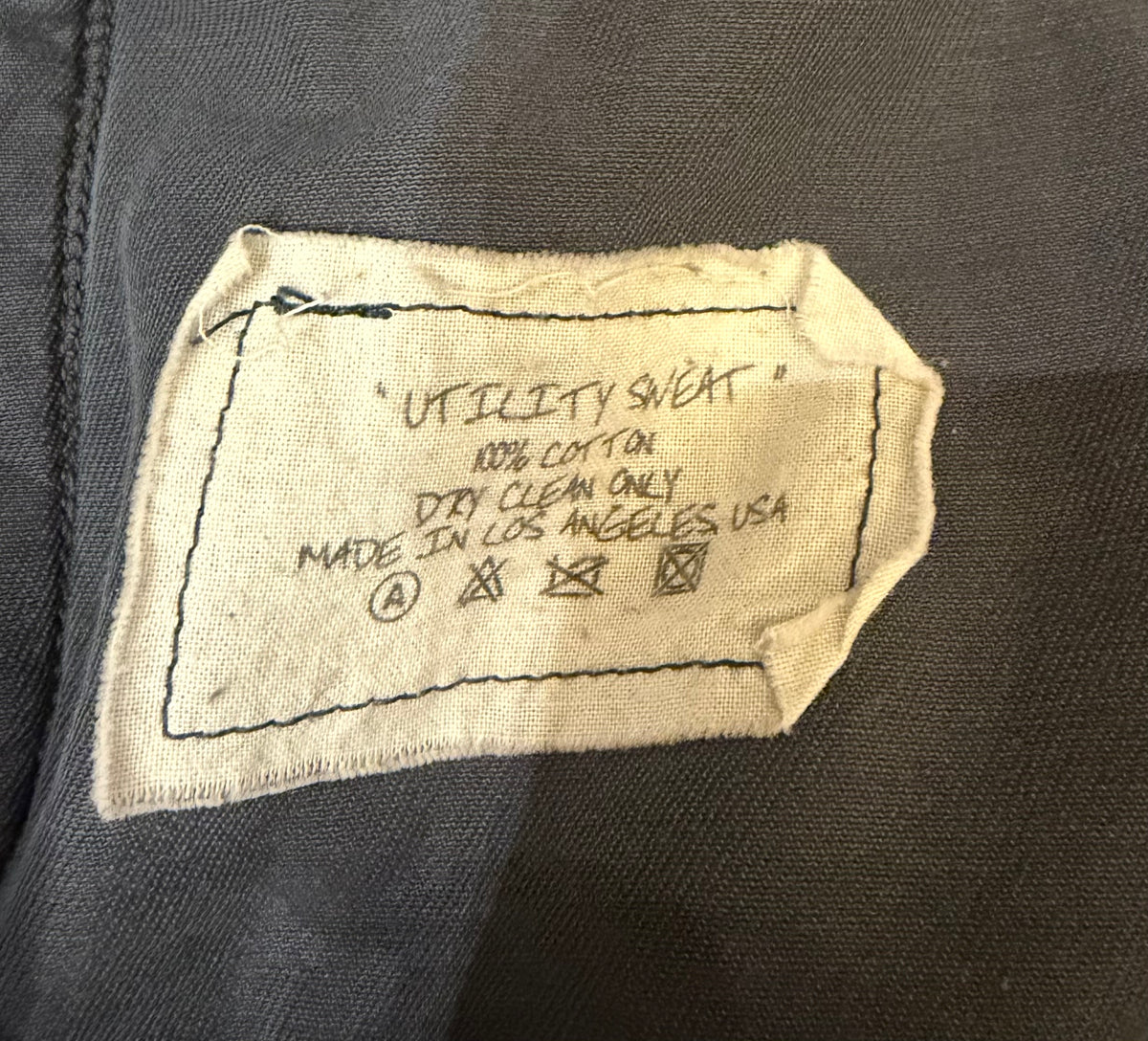 Greg Lauren 'Utility Sweat' Cargos - Black