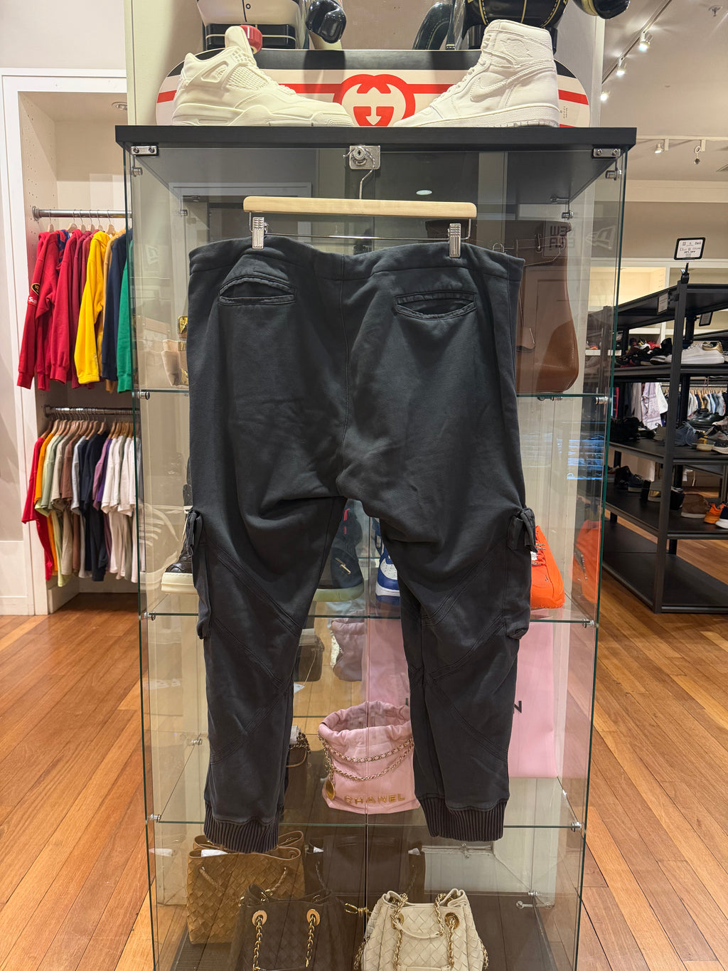 Greg Lauren 'Utility Sweat' Cargos - Black