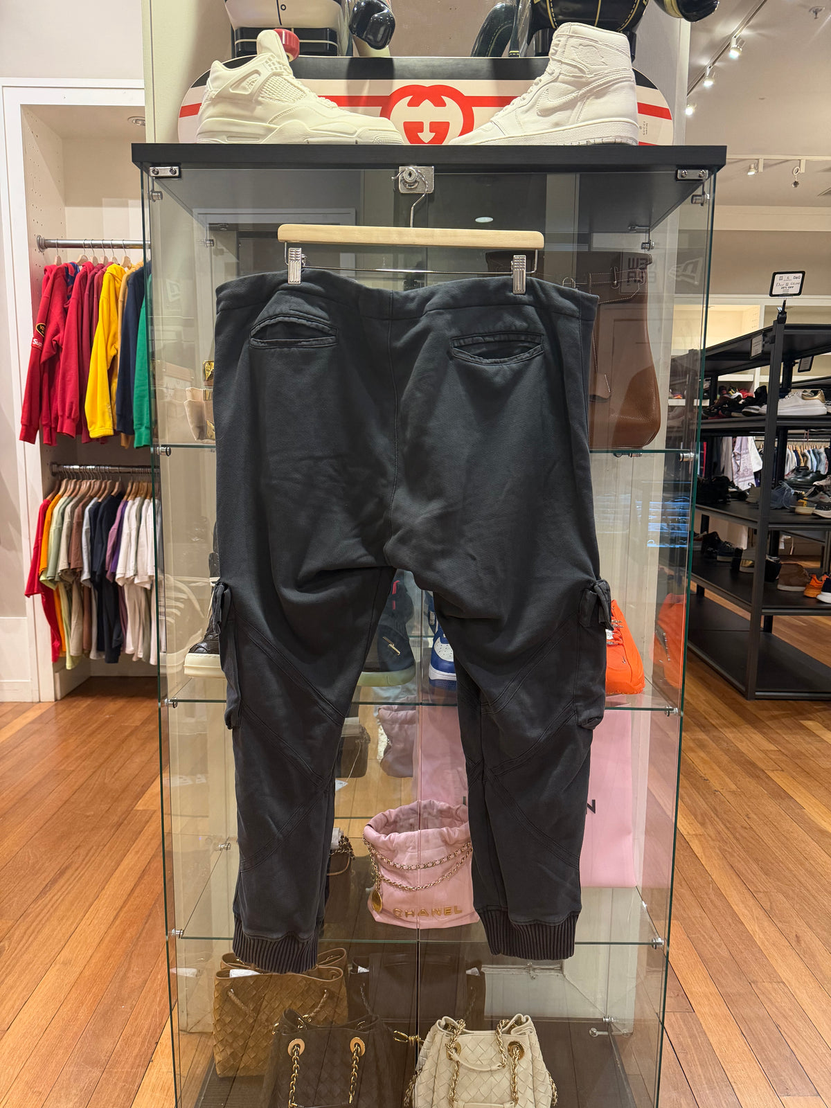 Greg Lauren 'Utility Sweat' Cargos - Black
