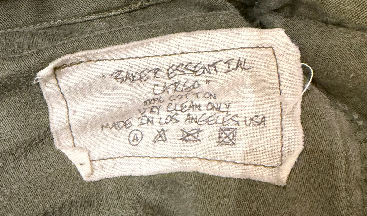 Greg Lauren Baker Essential Cargo Pants - Green