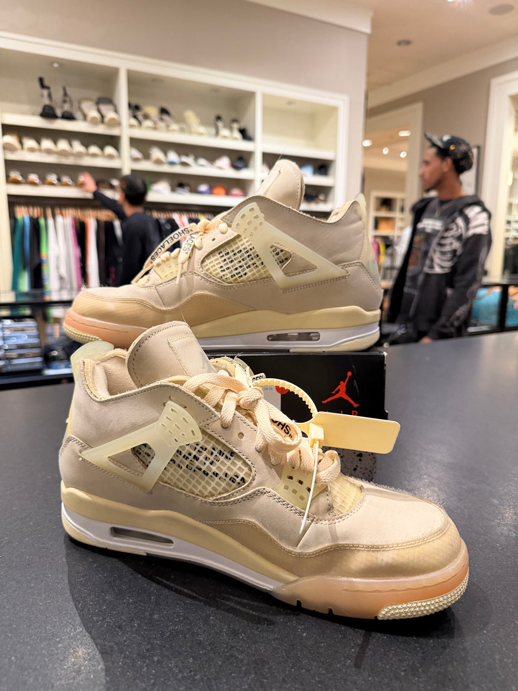 Off-White x Jordan 4 Retro SP “Sail” (WMN)
