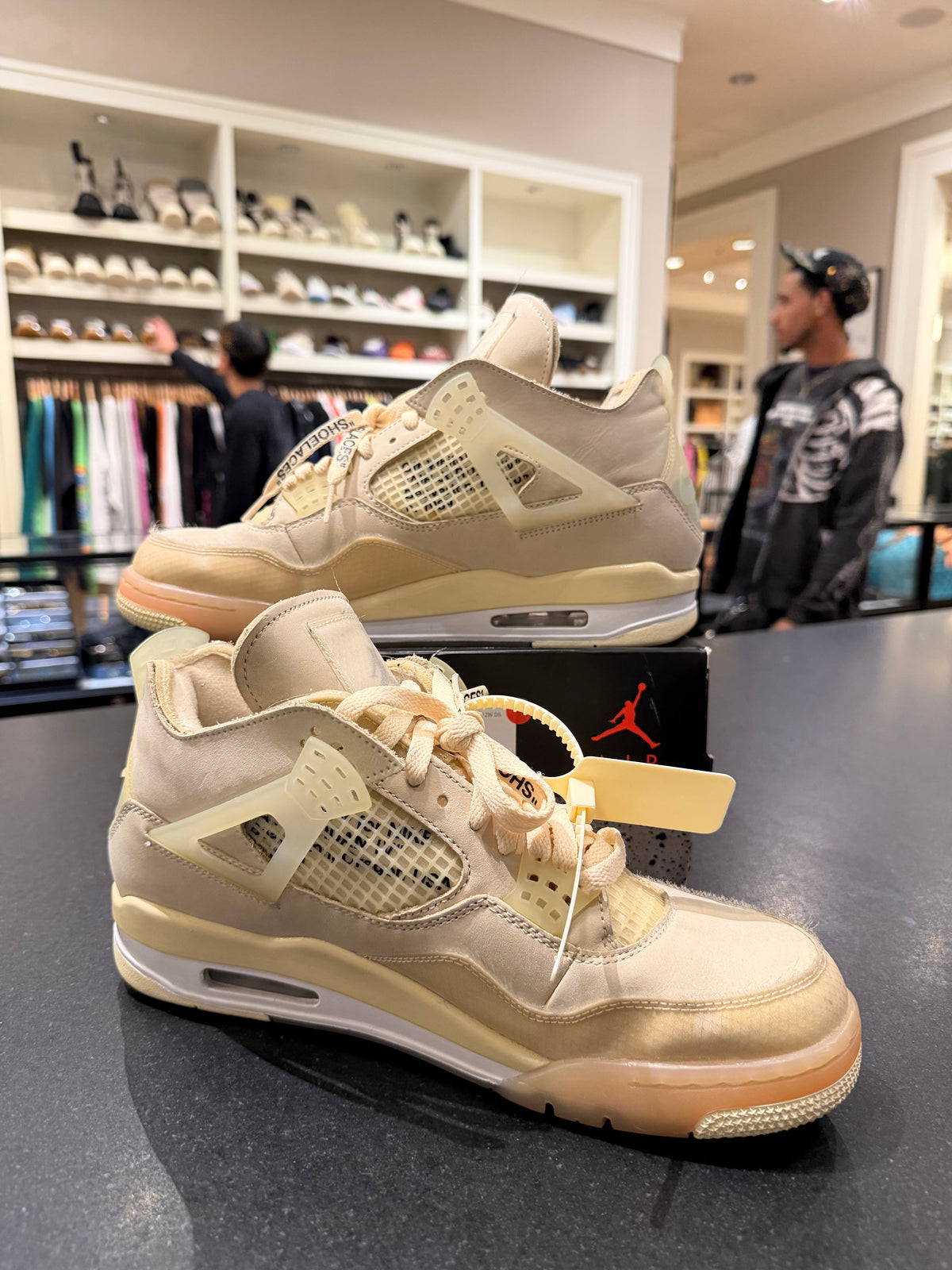 Off-White x Jordan 4 Retro SP “Sail” (WMN)