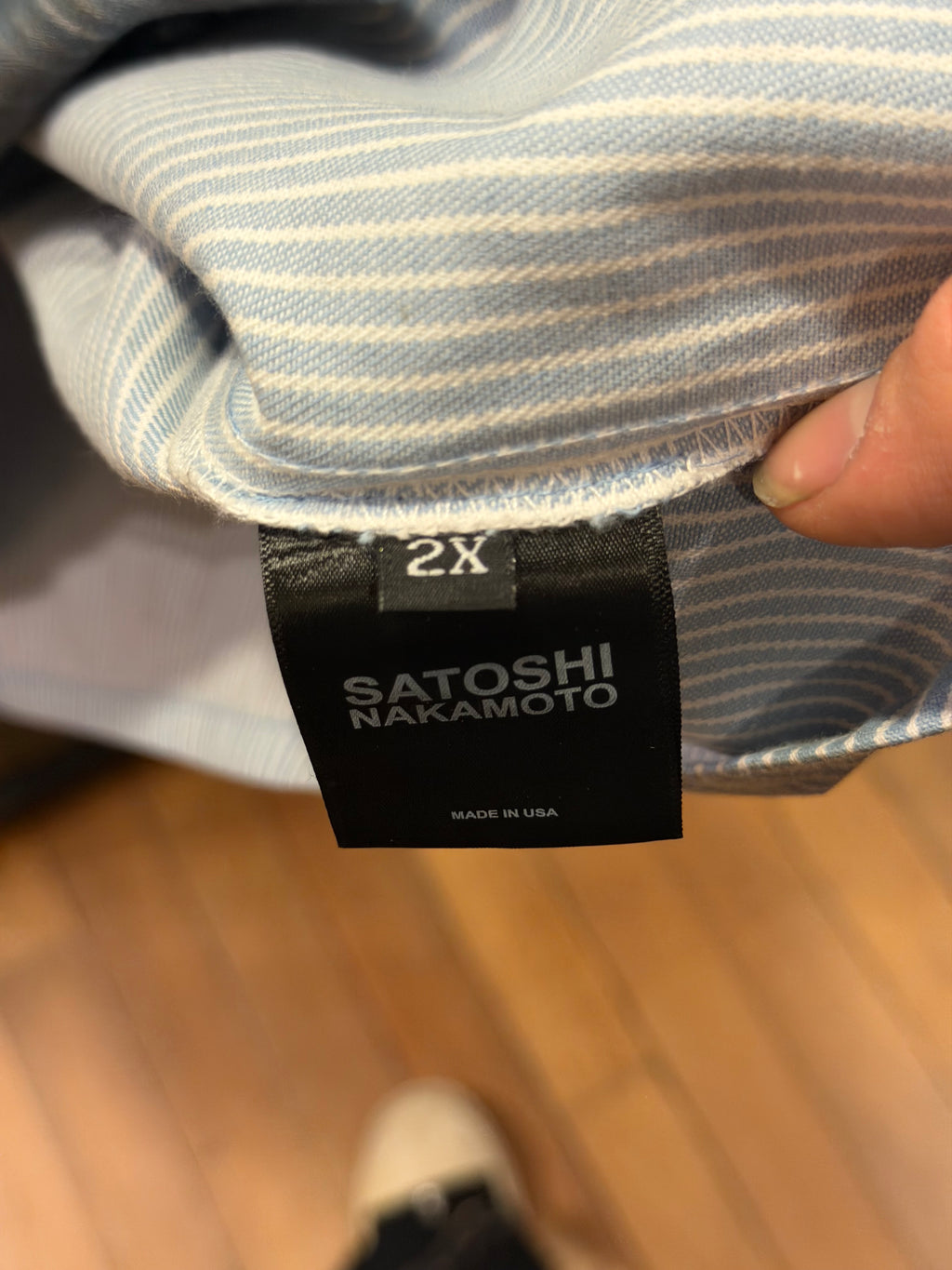 Satoshi Nakamoto Racer Oversized Workshirt
