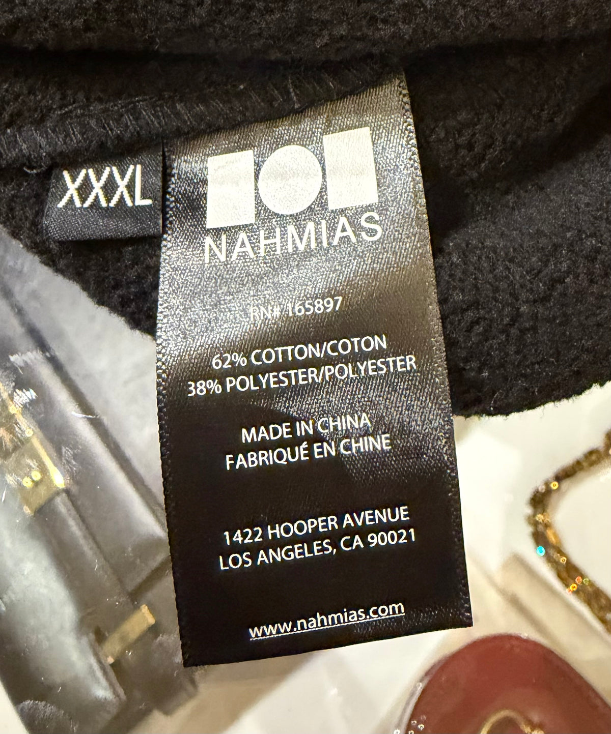 Nahmias Baggy Cargo Sweatpants - Black