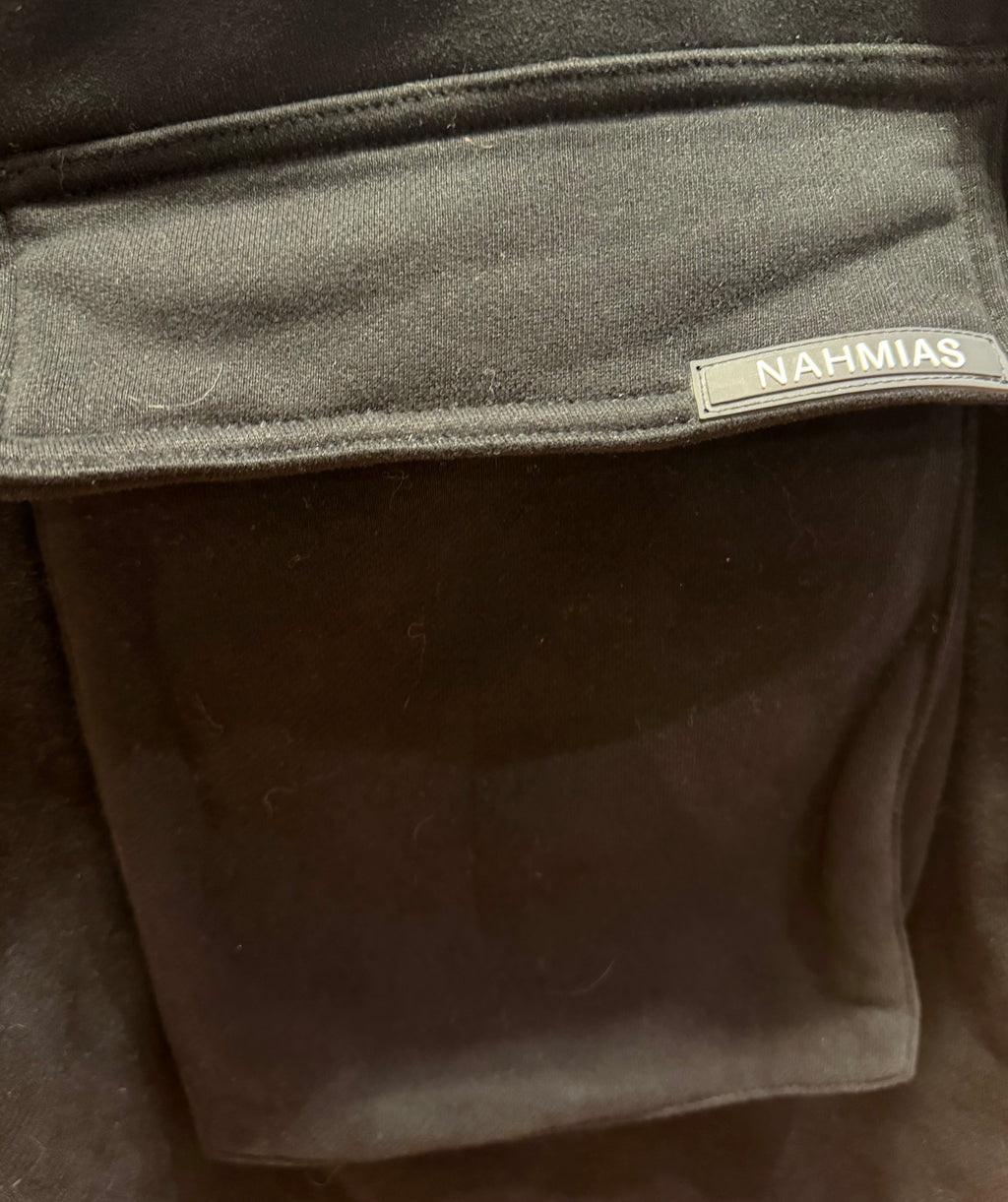 Nahmias Baggy Cargo Sweatpants - Black