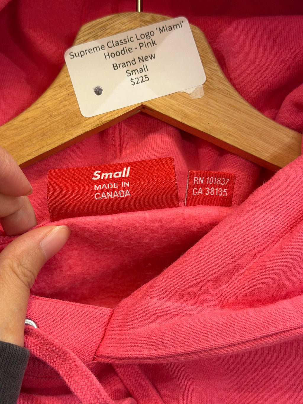 Supreme Classic Logo 'Miami' Hoodie - Pink