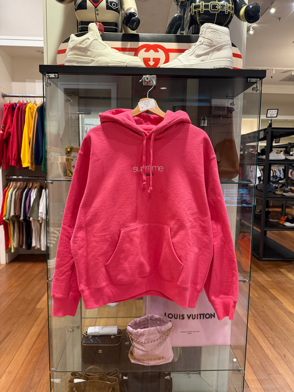 Supreme Classic Logo 'Miami' Hoodie - Pink