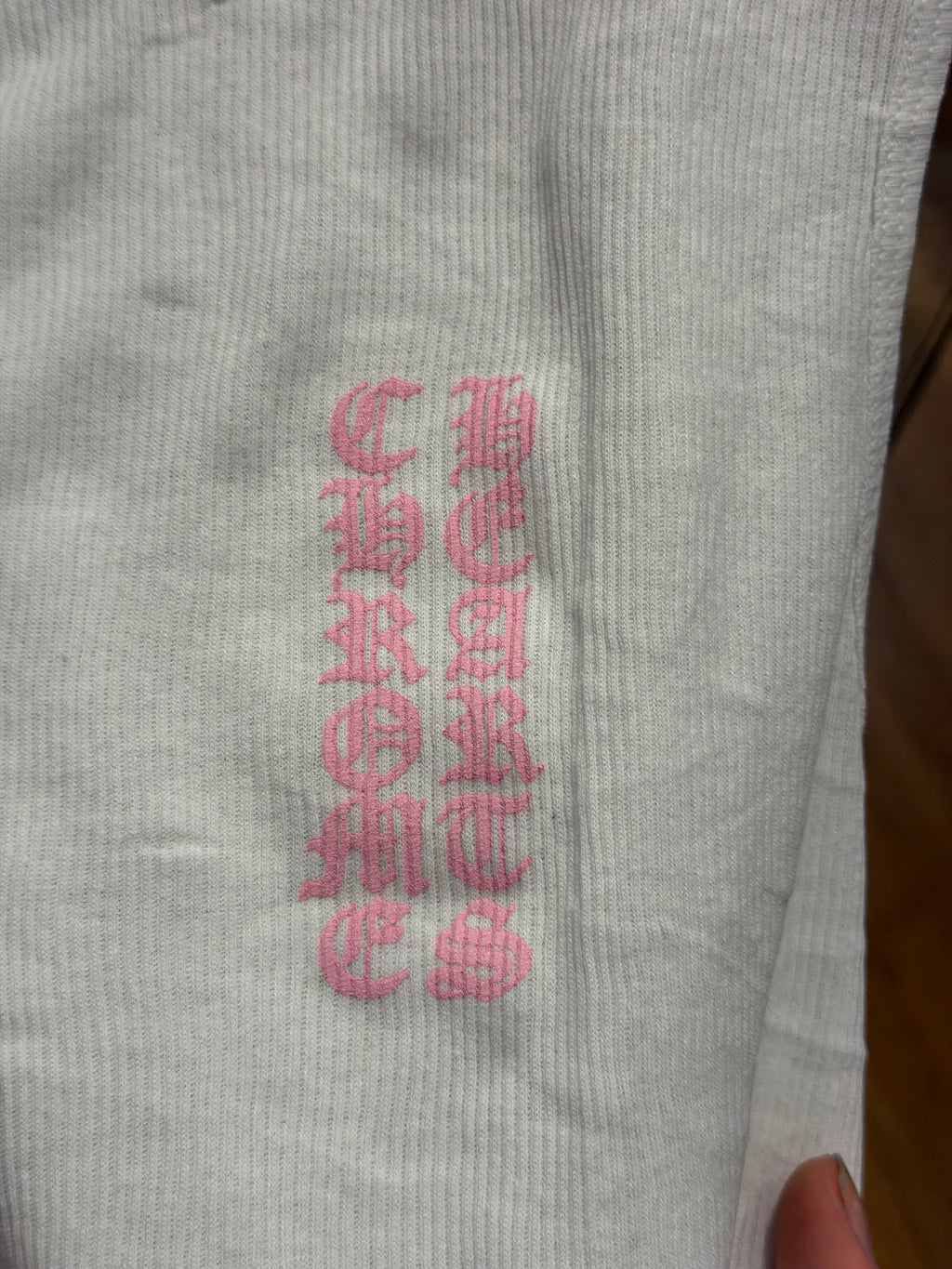 Chrome Hearts T-Bar Tank Top - White/Pink
