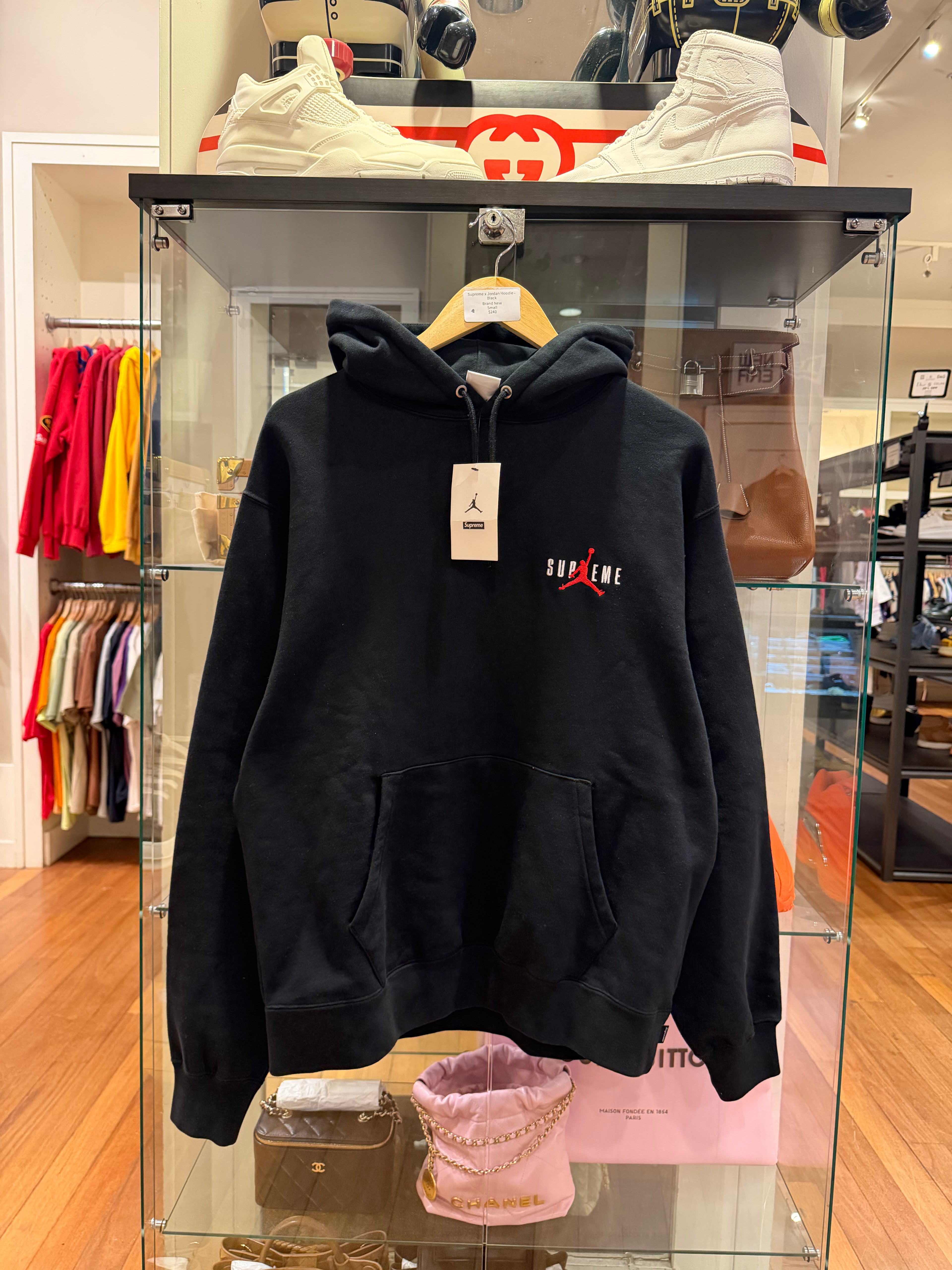 Supreme x Jordan Hoodie -Black