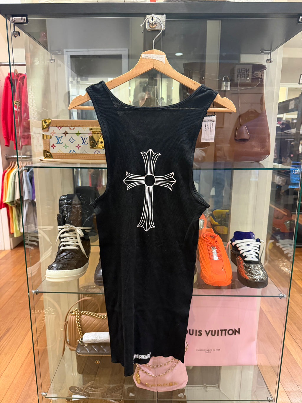 Chrome Hearts T Bar Cross Tank Top