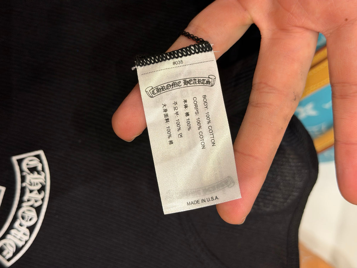 Chrome Hearts T Bar Cross Tank Top