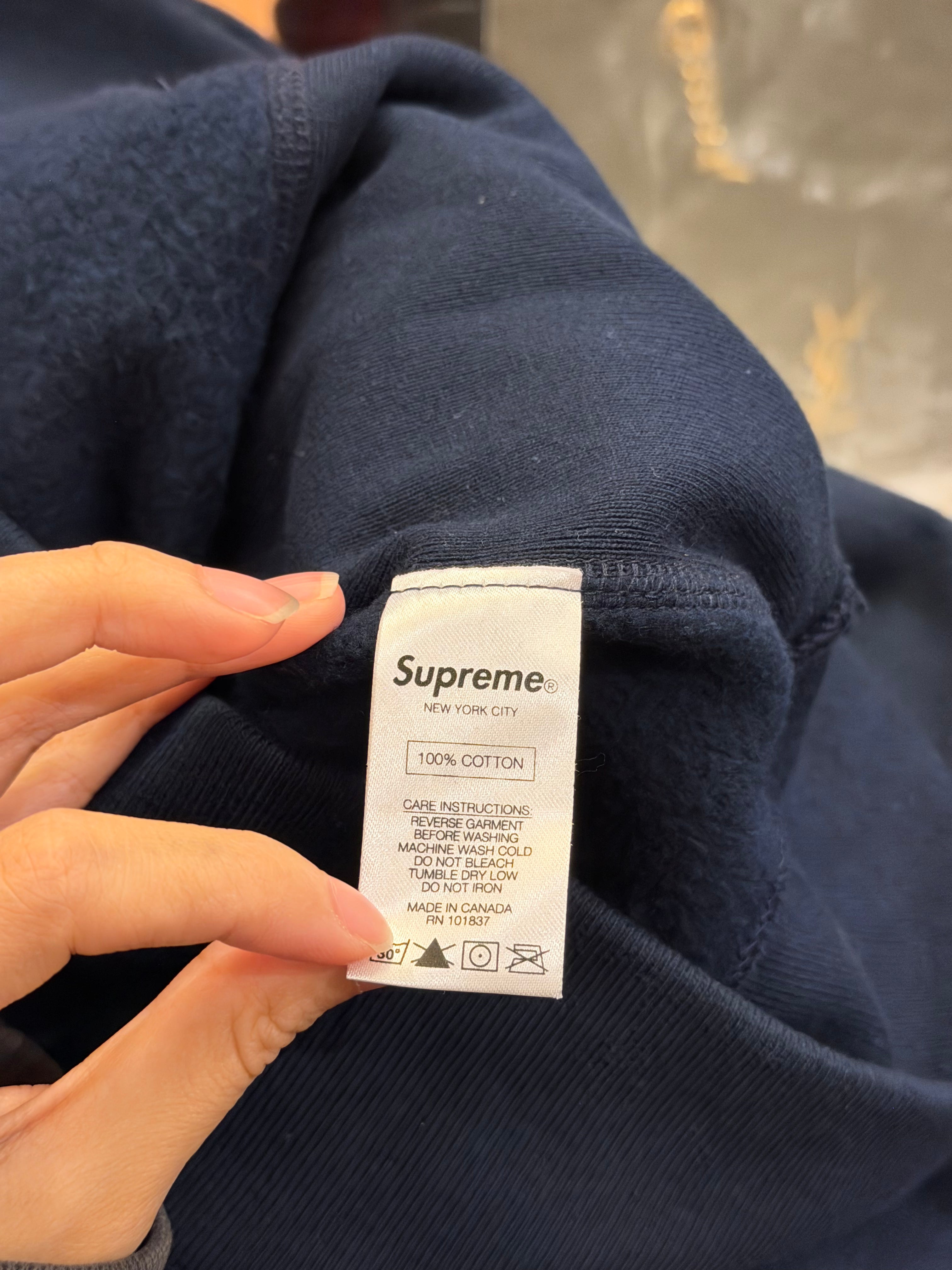 Supreme Classic Logo 'NY' Hoodie - Navy