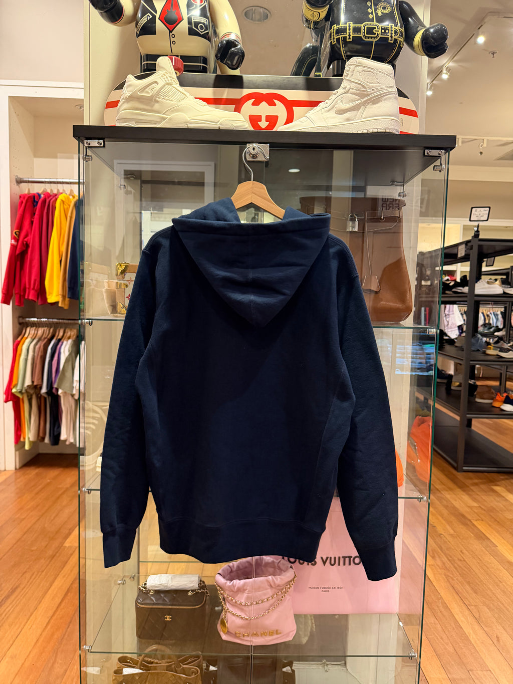 Supreme Classic Logo 'NY' Hoodie - Navy