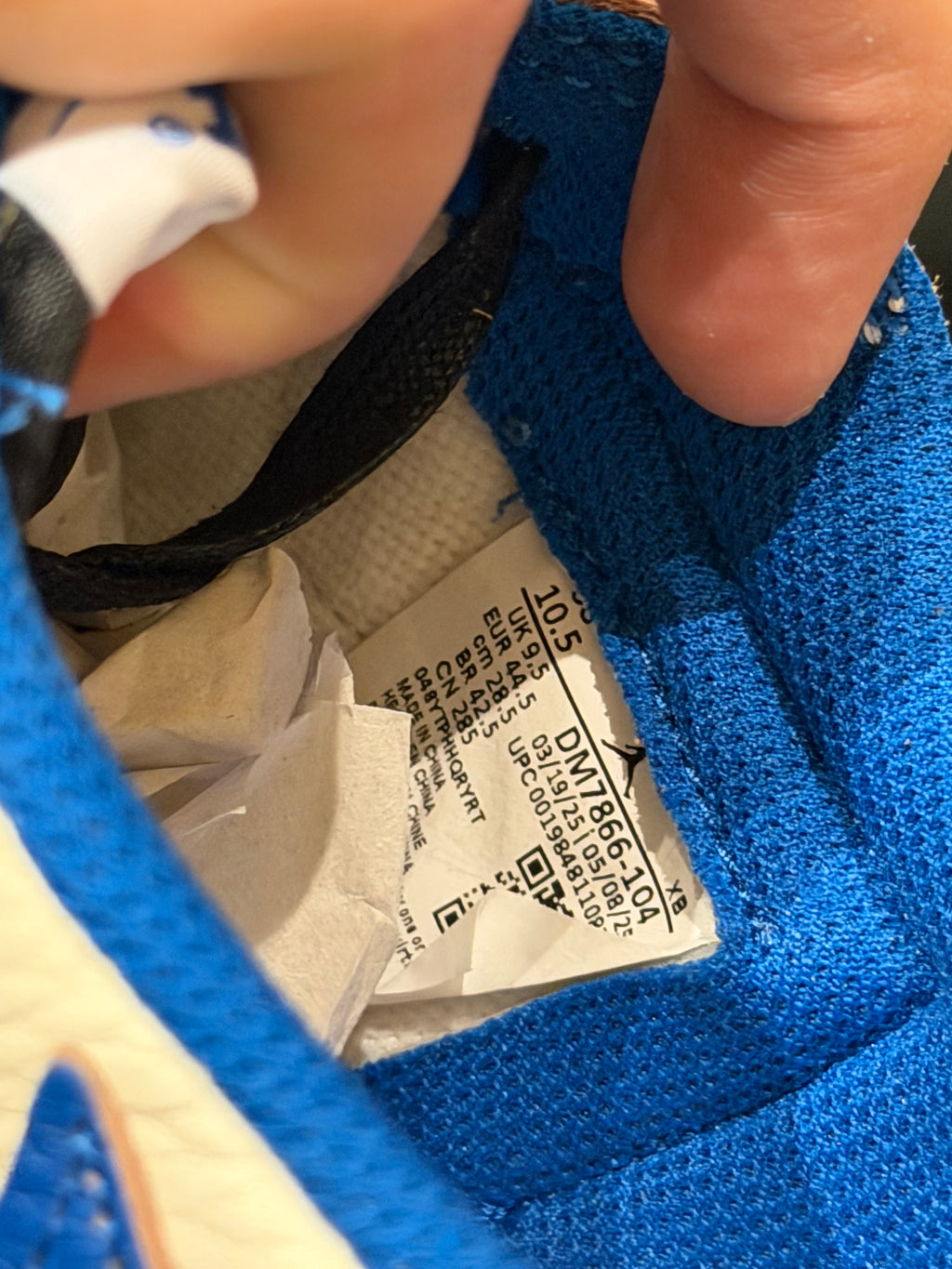 Jordan 1 Retro Low x Travis Scott Fragment  Sail