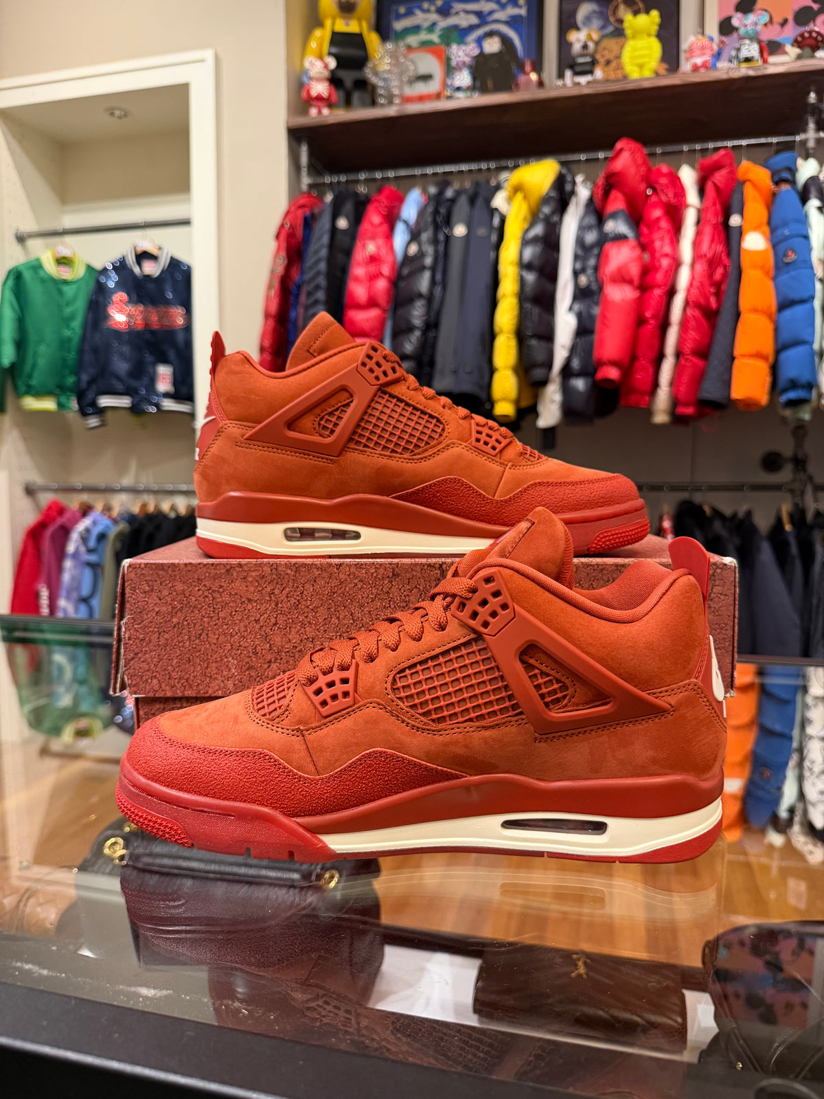 Nigel Sylvester x Air Jordan 4 Retro OG “Brick By Brick” - Firewood Orange/Terracotta