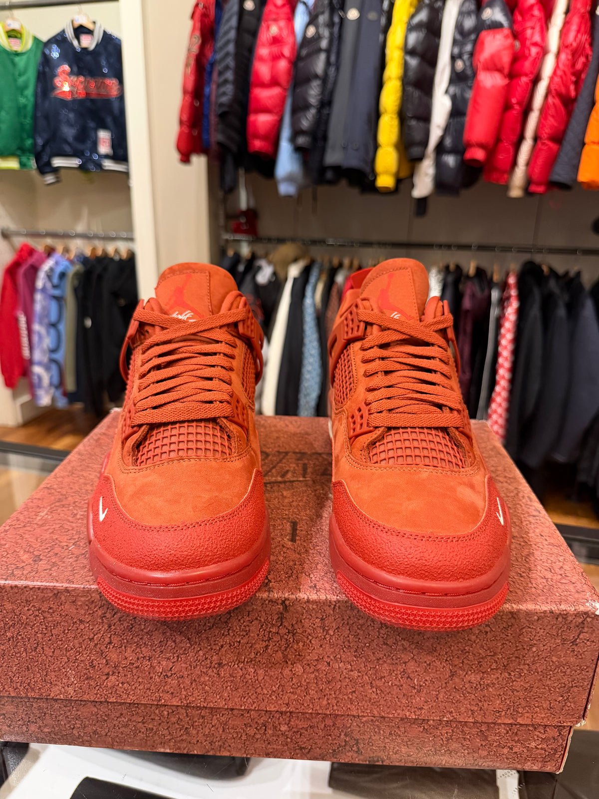 Nigel Sylvester x Air Jordan 4 Retro OG “Brick By Brick” - Firewood Orange/Terracotta