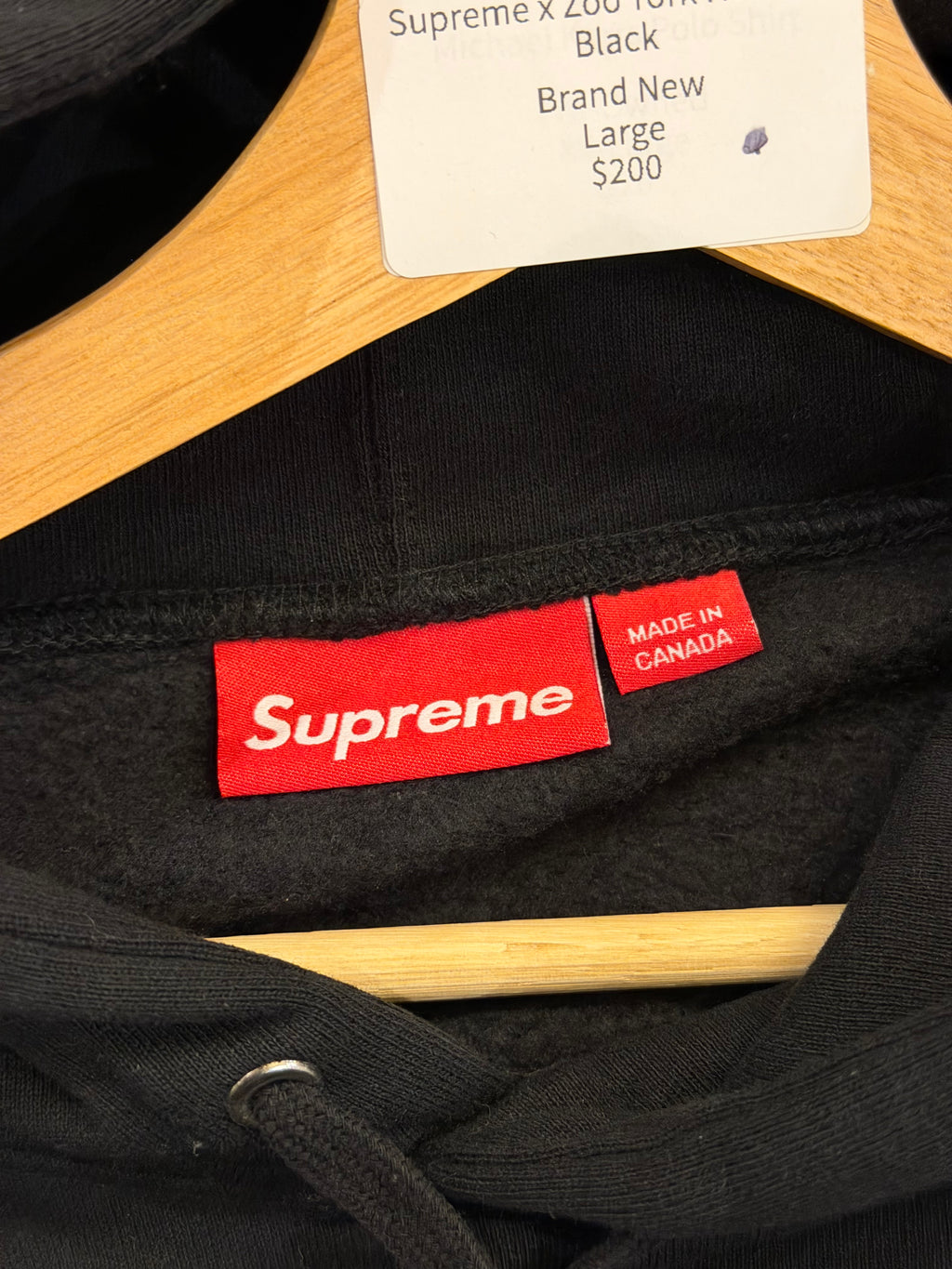 Supreme x Zoo York Hoodie -Black