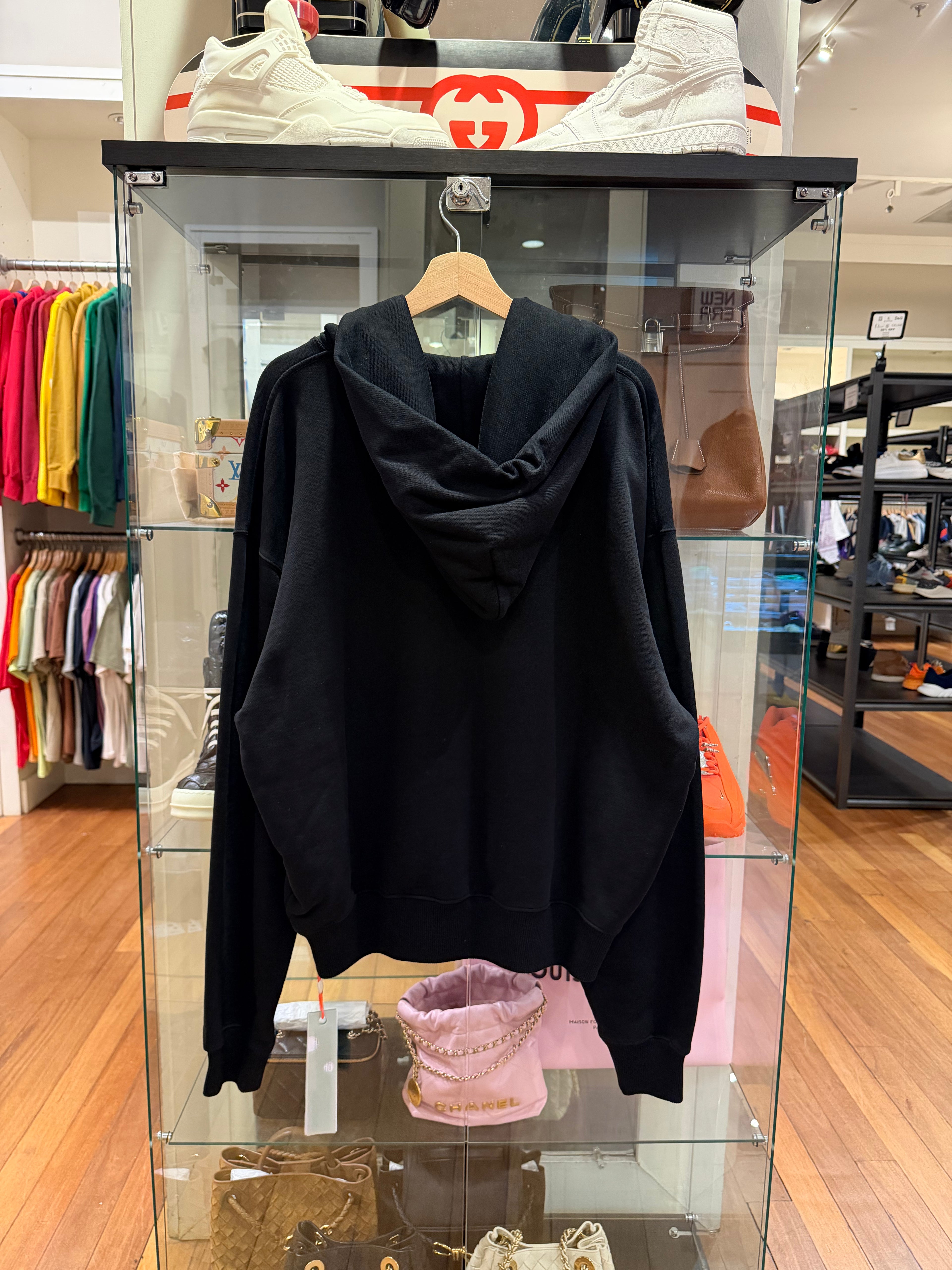 Off-White Arrow Logo Hoodie- Black