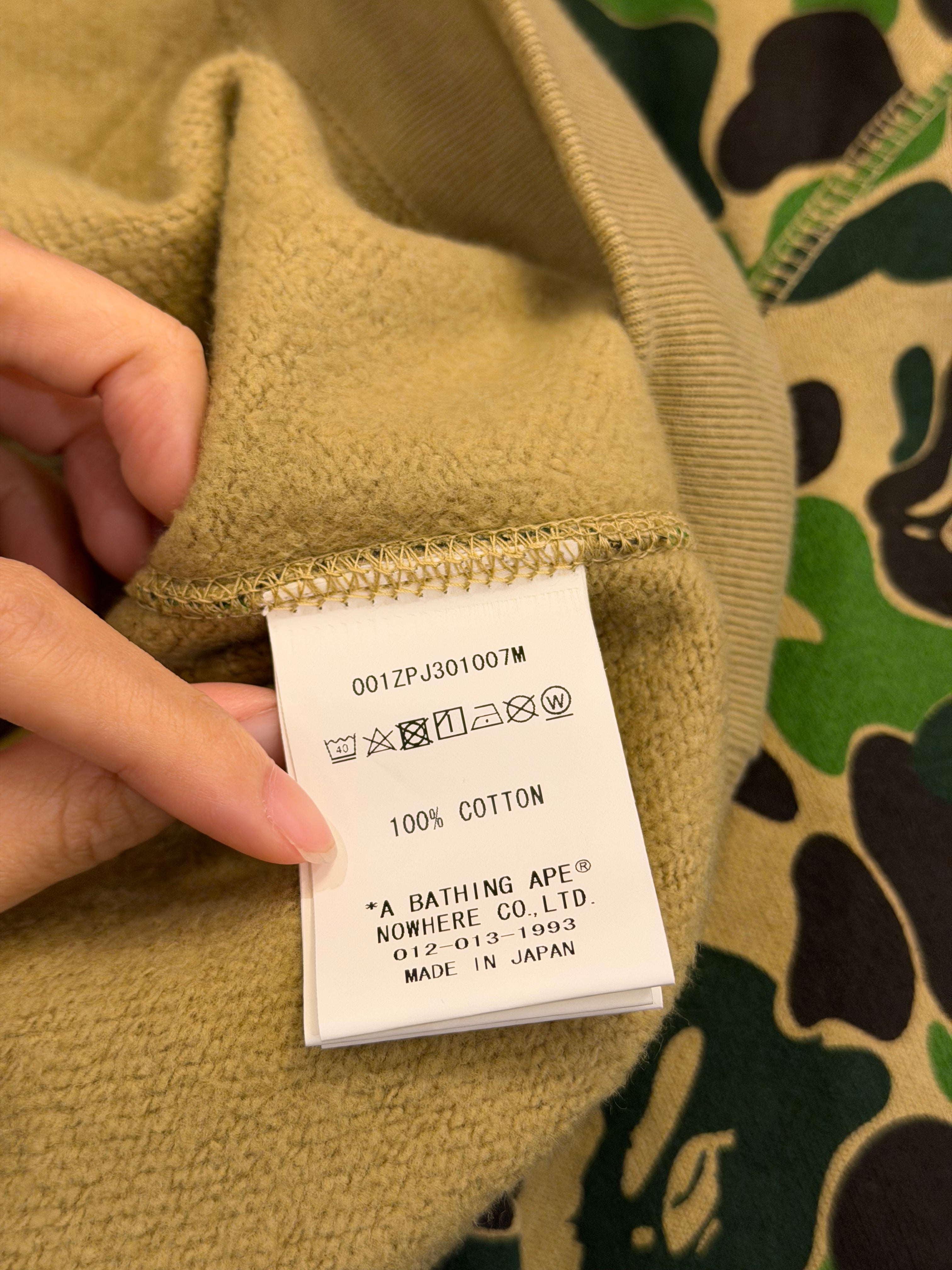 Bape Shark Full Zip Hoodie 'WGM' - Green