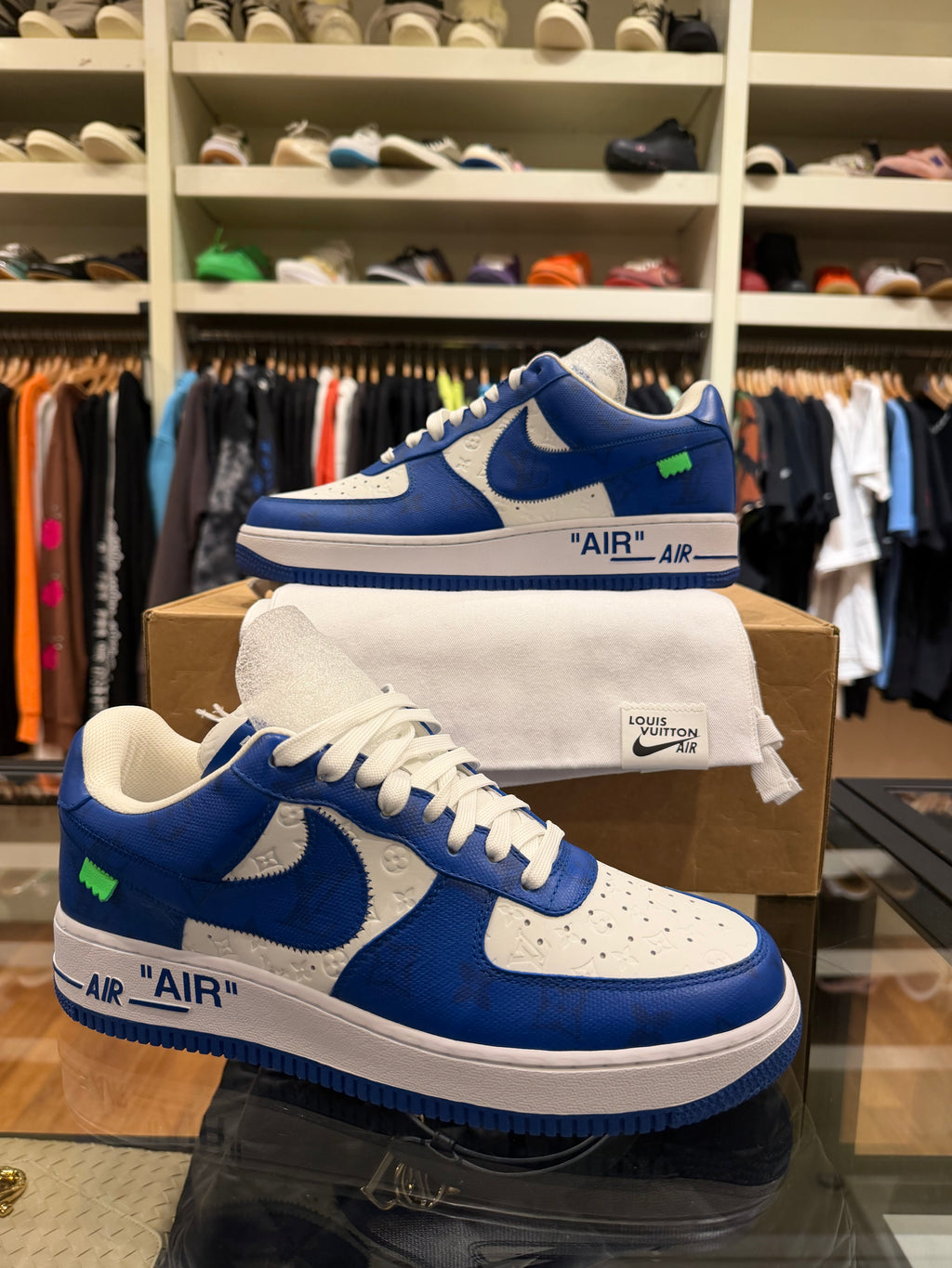Louis Vuitton x Nike Air Force 1 Low - Virgil Abloh Blue