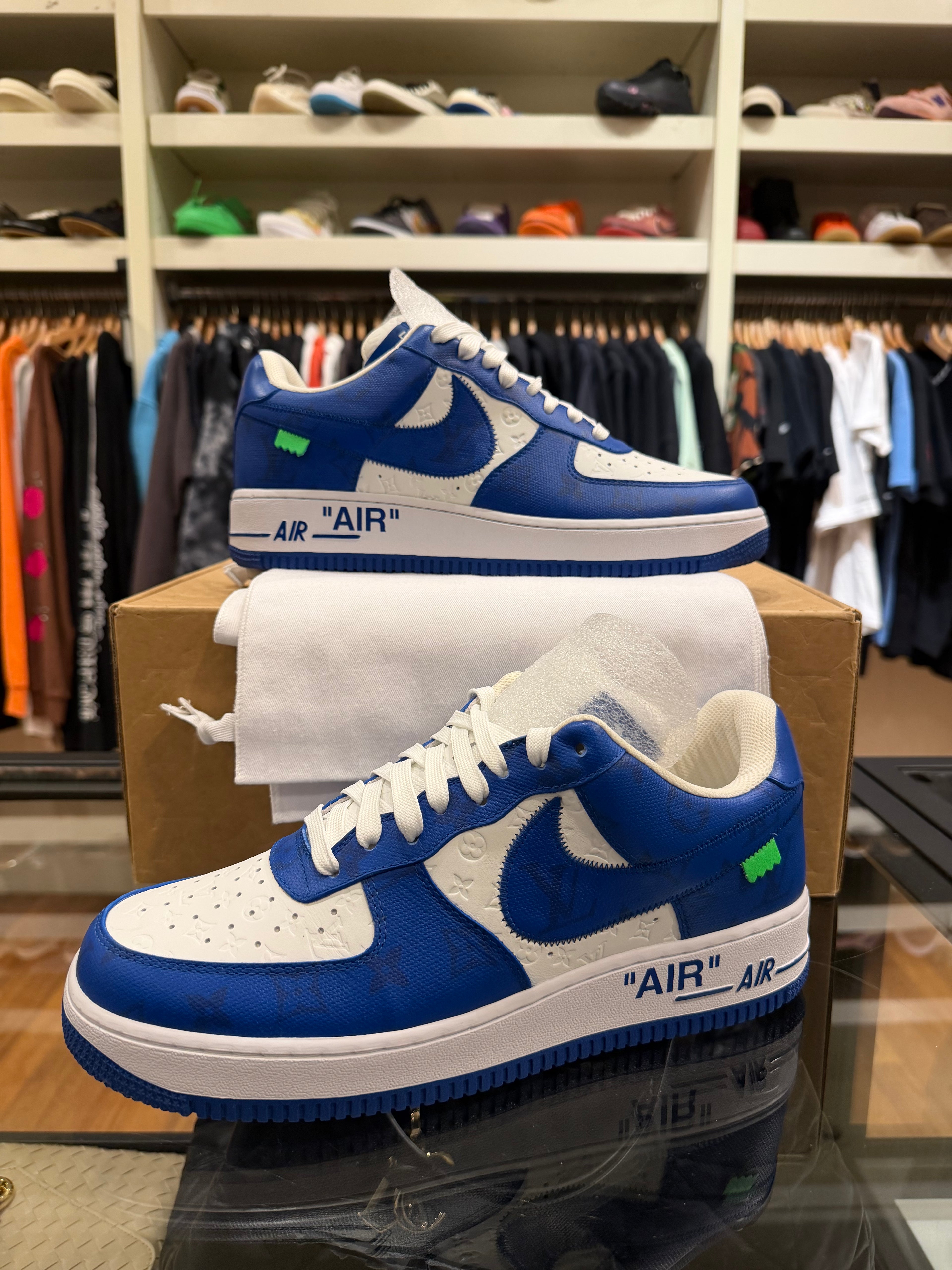 Louis Vuitton x Nike Air Force 1 Low - Virgil Abloh Blue
