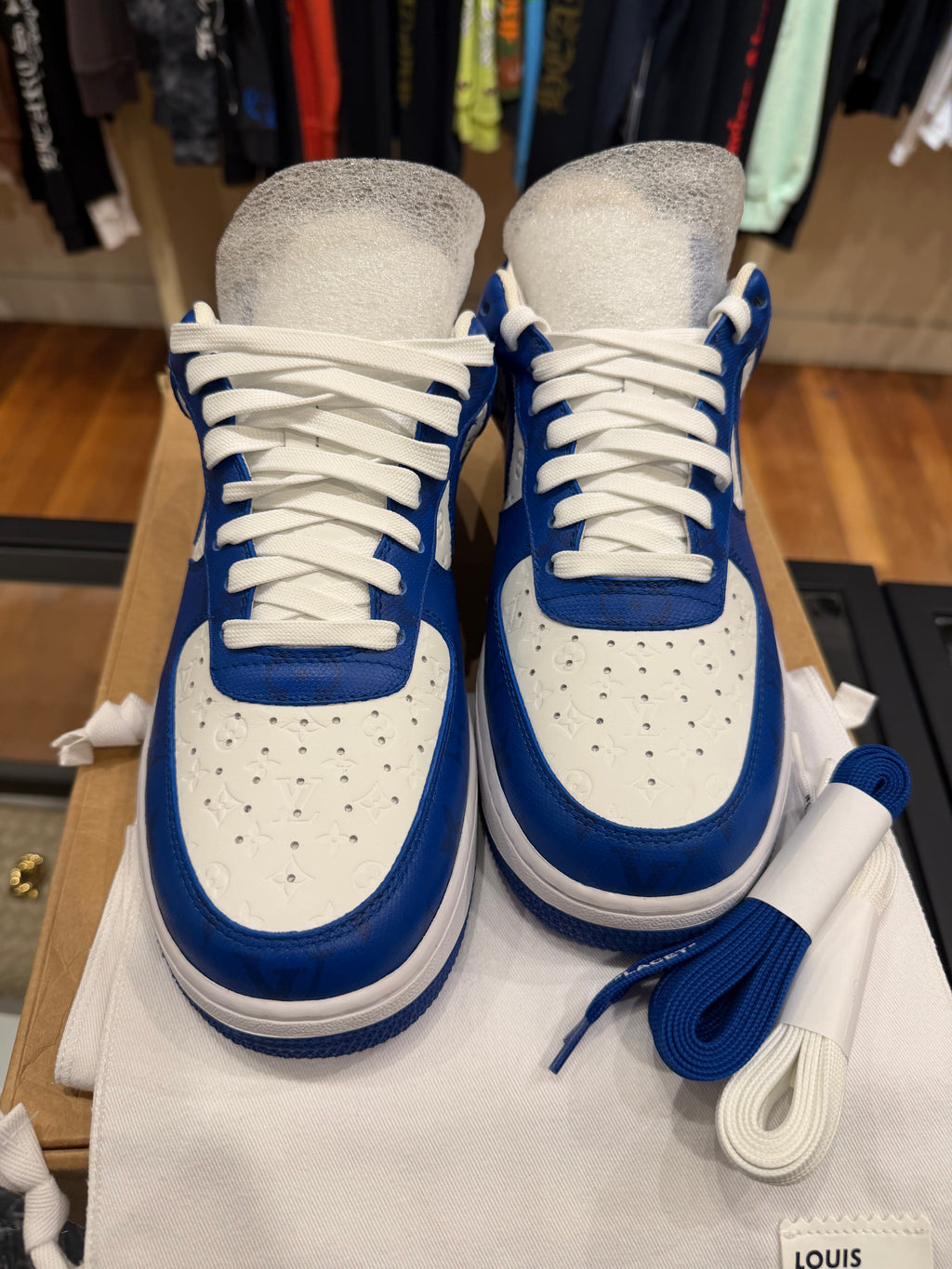 Louis Vuitton x Nike Air Force 1 Low - Virgil Abloh Blue