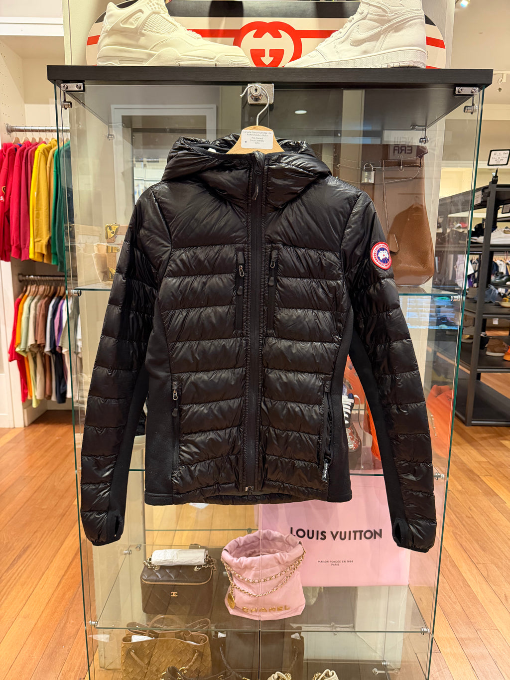 Canada Goose Hybridge Lite Puffer Hoodie - Black
