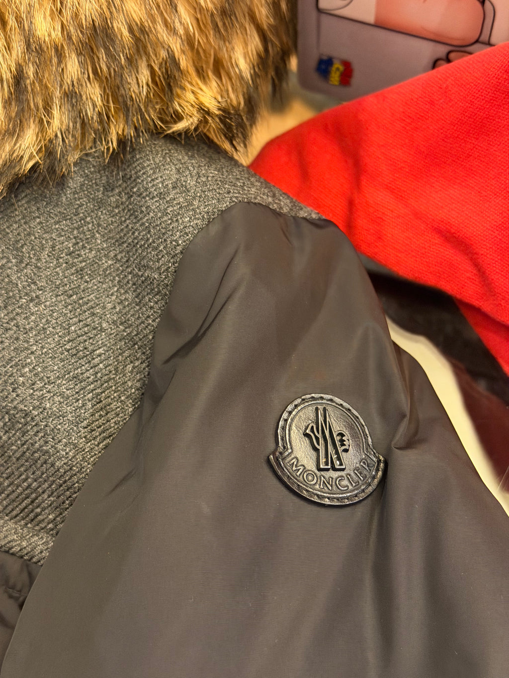Moncler Dedion Down Jacket- Black