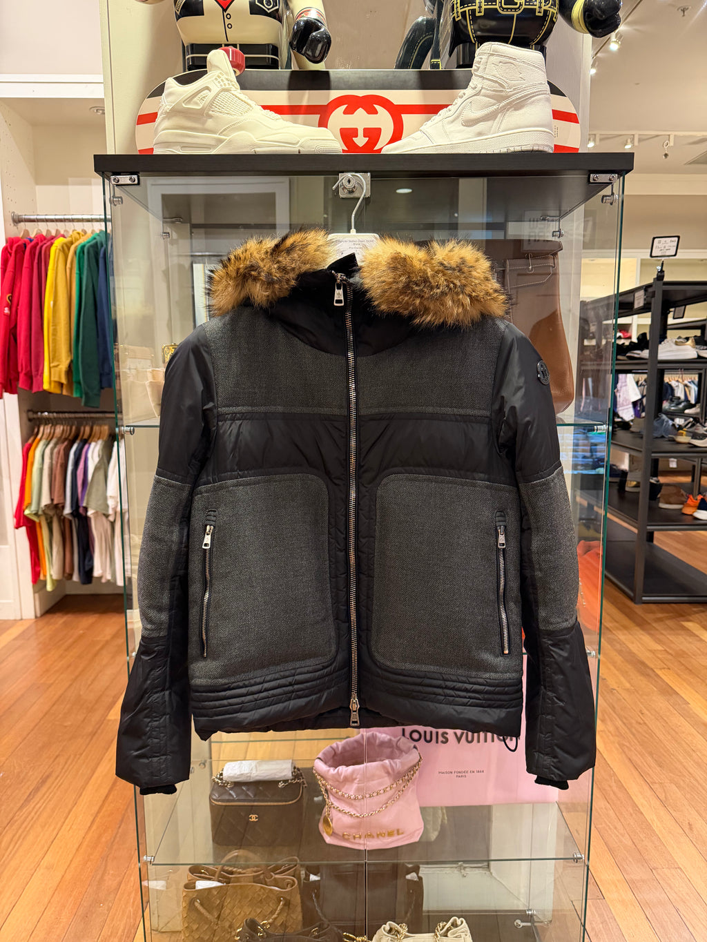 Moncler Dedion Down Jacket- Black