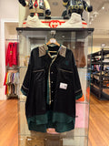 Maison Mihara Yasuhiro MixLayered Bowling Shirt - Green