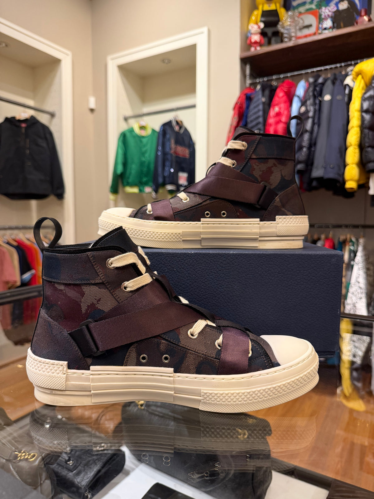 Dior x Peter Doig B23 High - Brown Camouflage