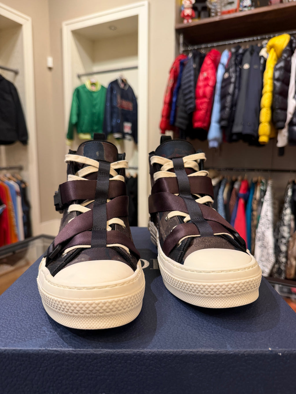 Dior x Peter Doig B23 High - Brown Camouflage