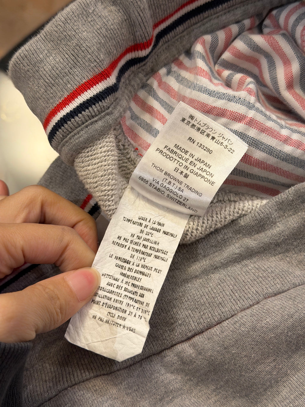 Thom Browne Classic 4Bar Sweatpants - Grey