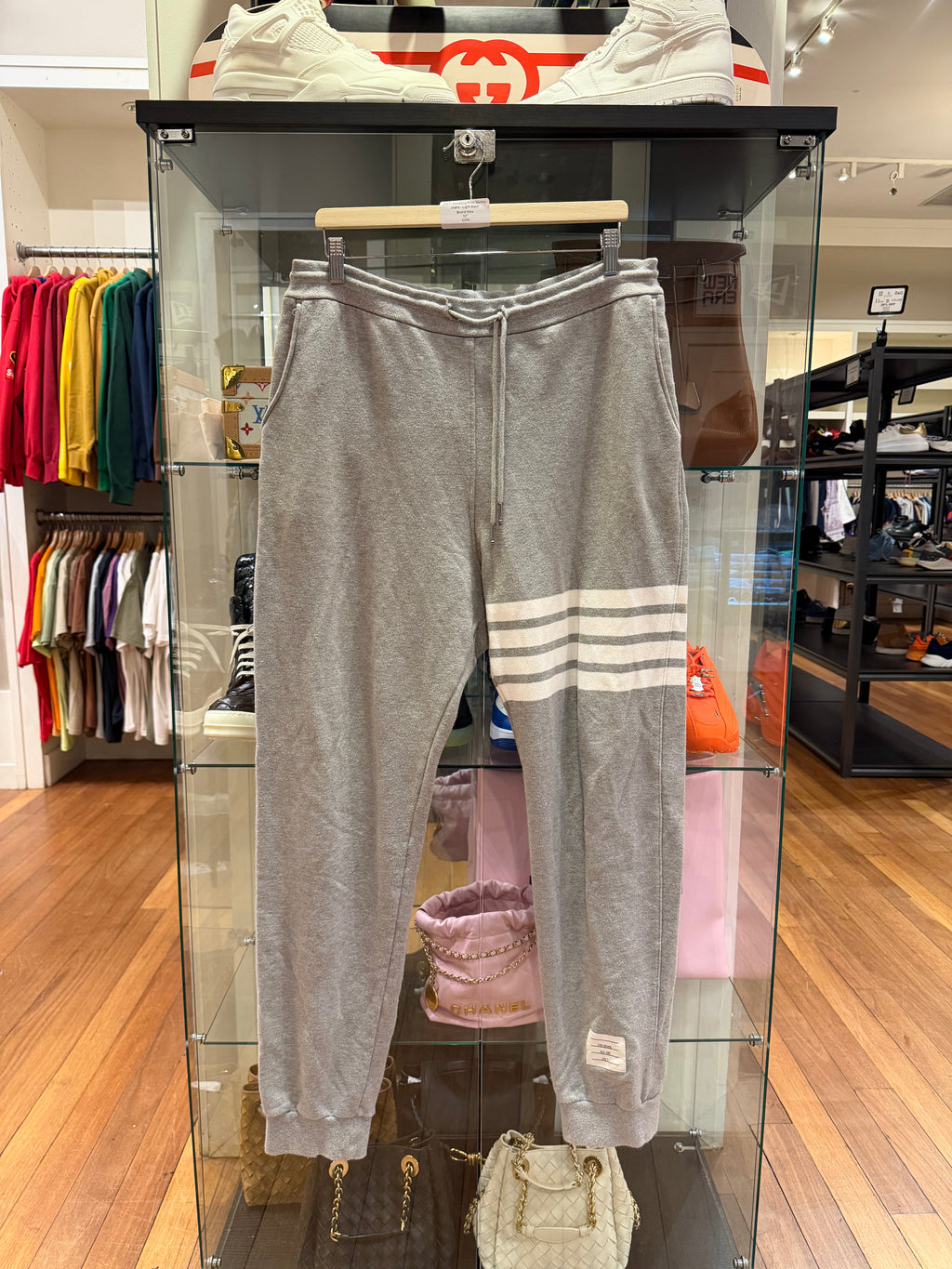 Thom Browne Classic 4Bar Sweatpants - Grey