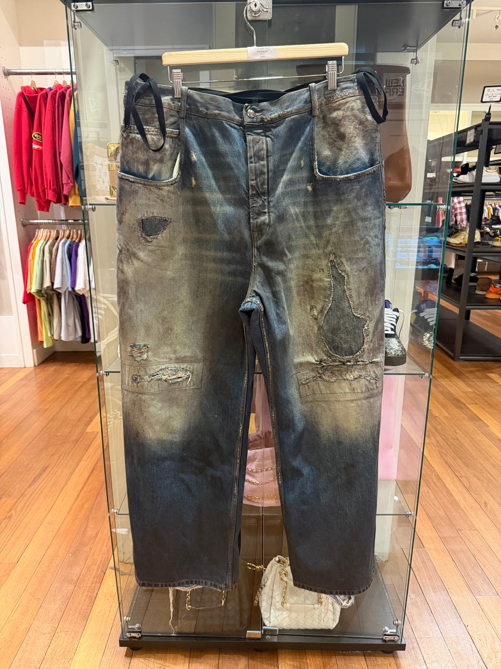 Ann Demeulemeester Distressed Jeans
