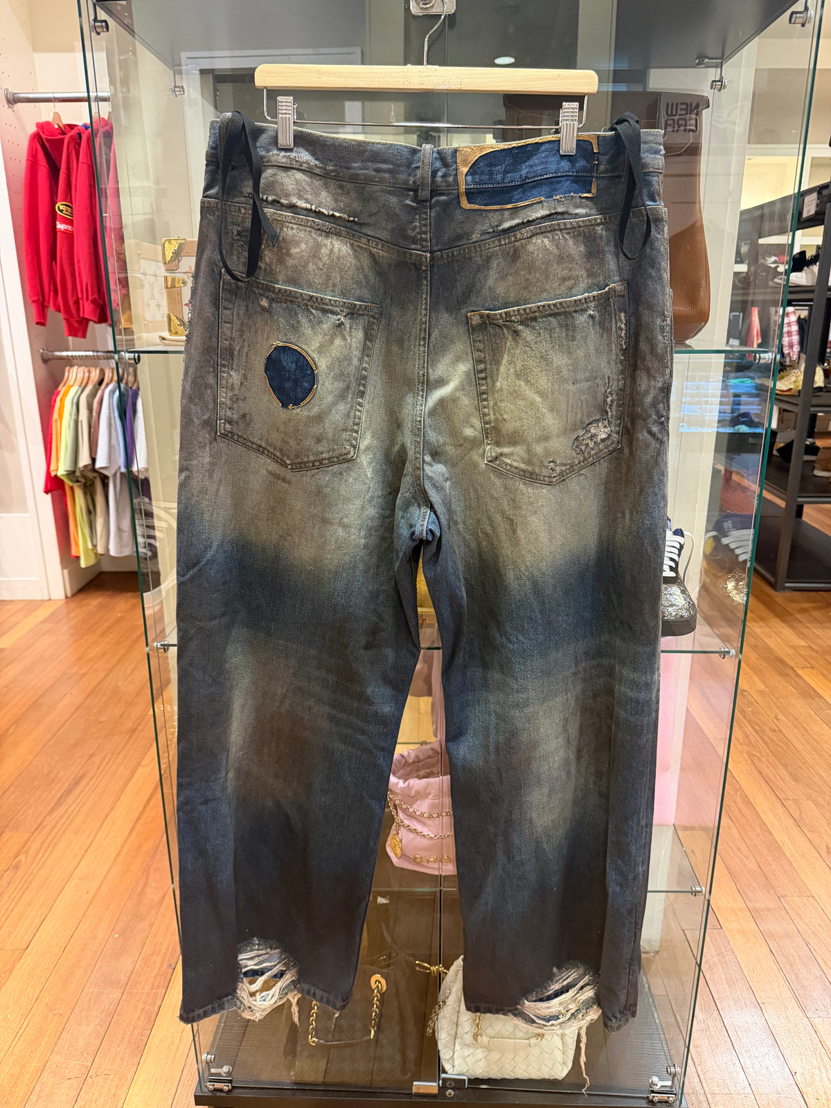 Ann Demeulemeester Distressed Jeans