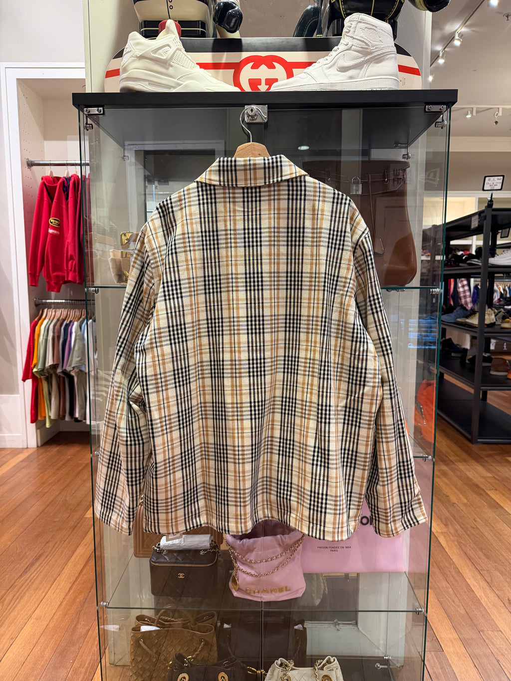 Kith Plaid Intial K Jacket -Muslin