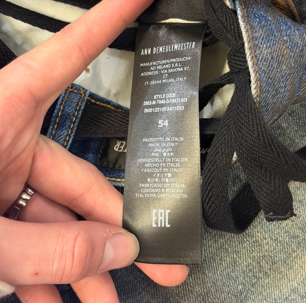 Ann Demeulemeester Distressed Jeans