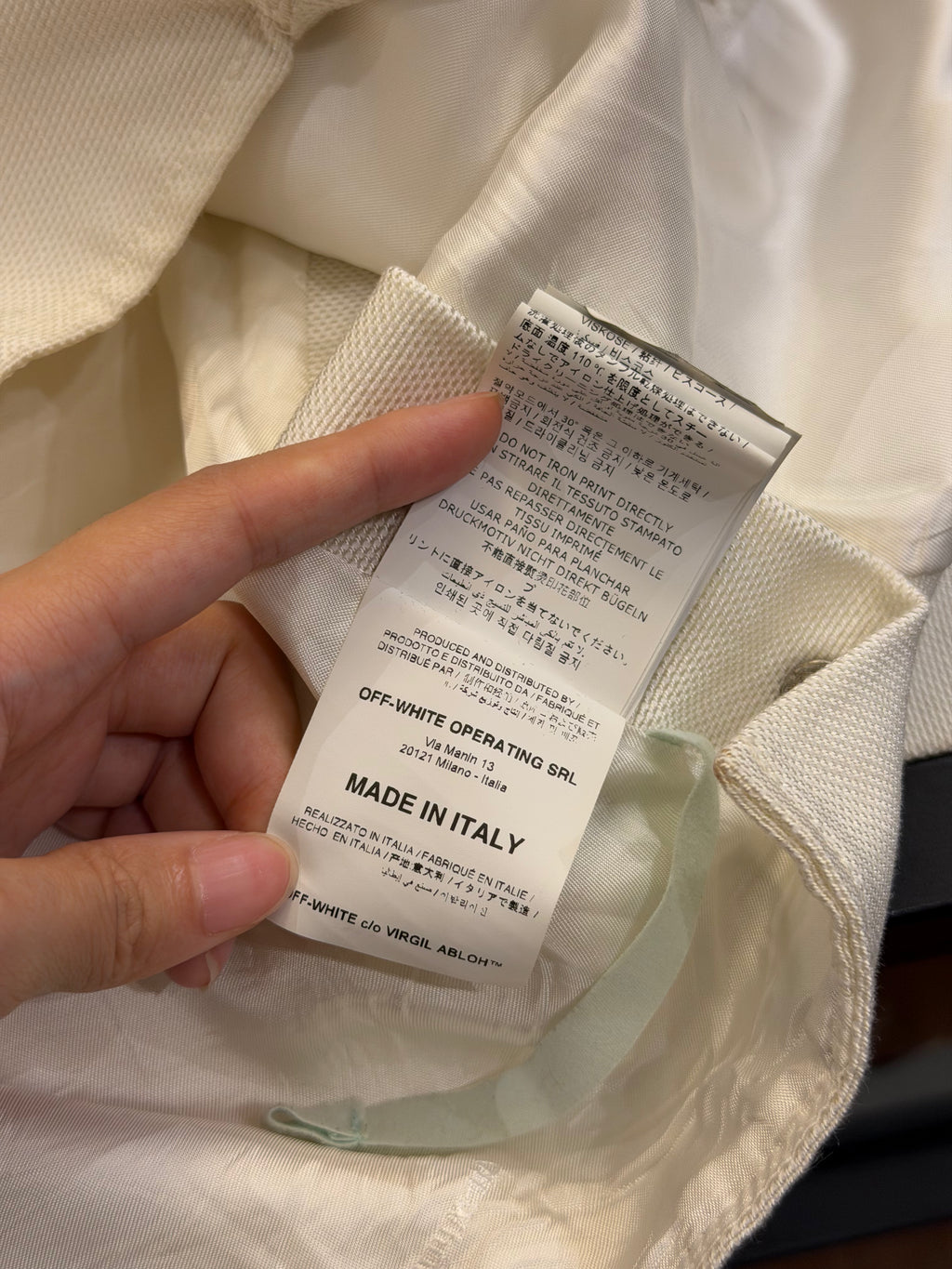 Off-White Skydive Utility Vest -White