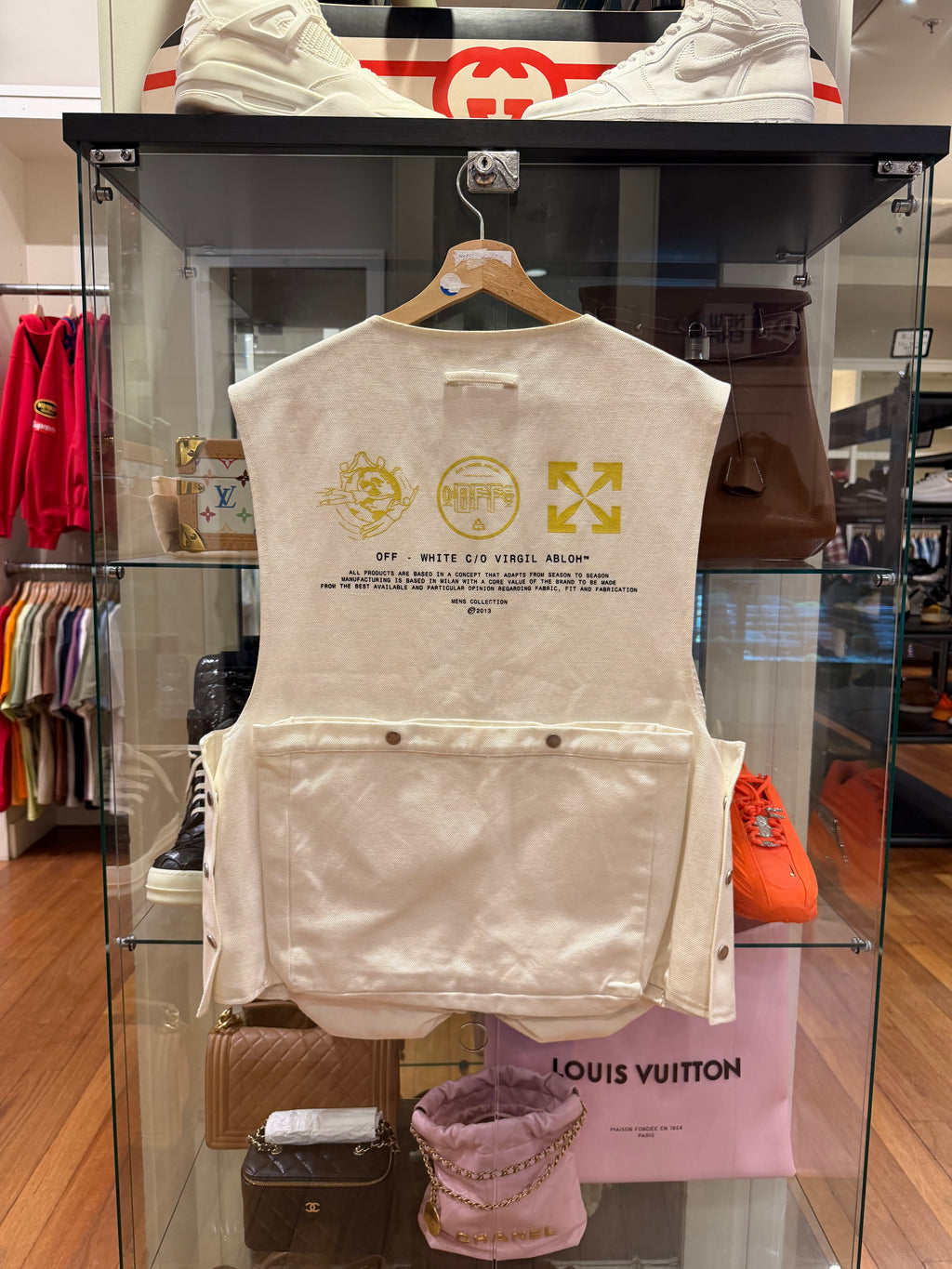 Off-White Skydive Utility Vest -White