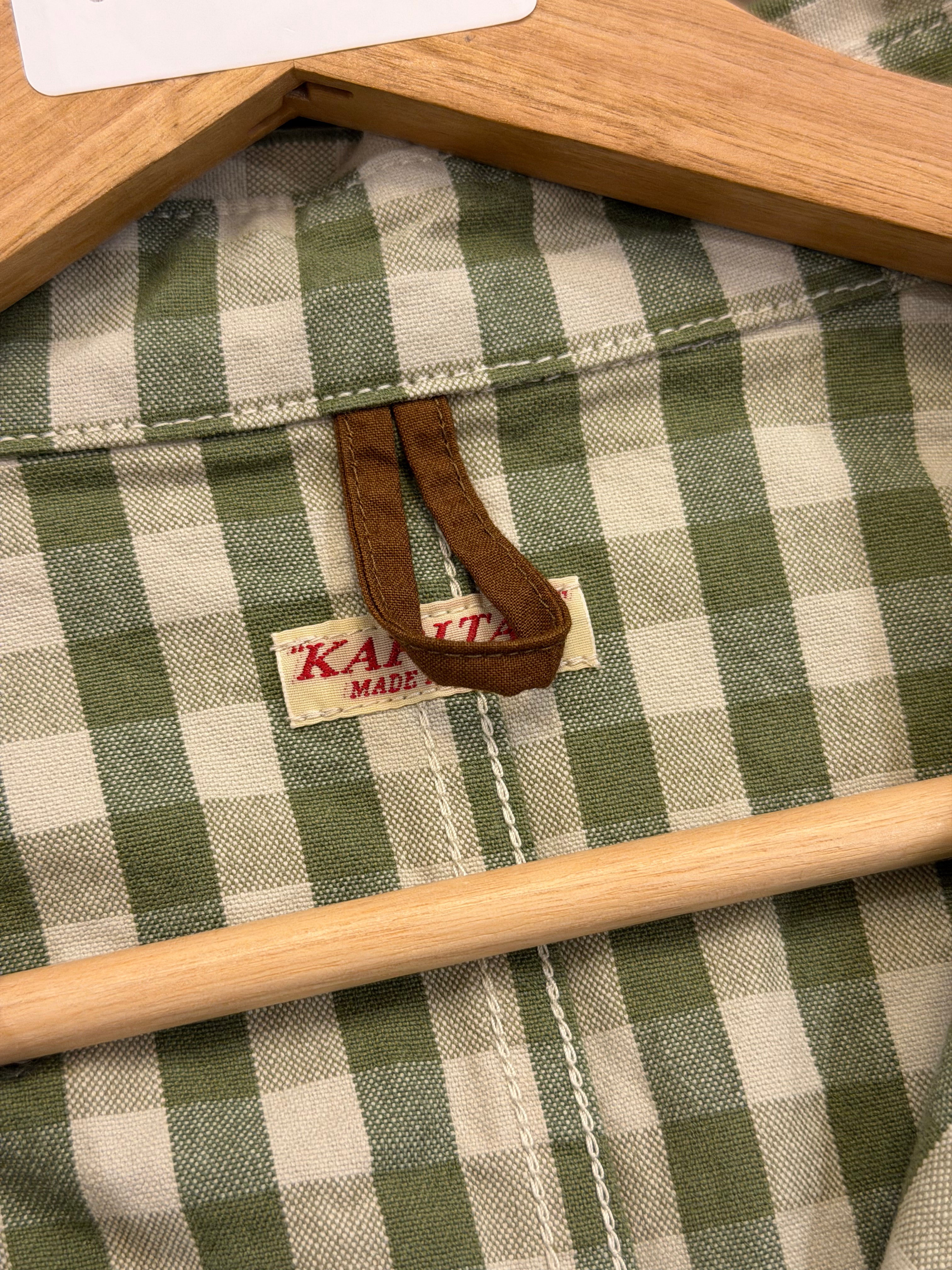 Kapital OX Gingham Cactus Button Down Shirt