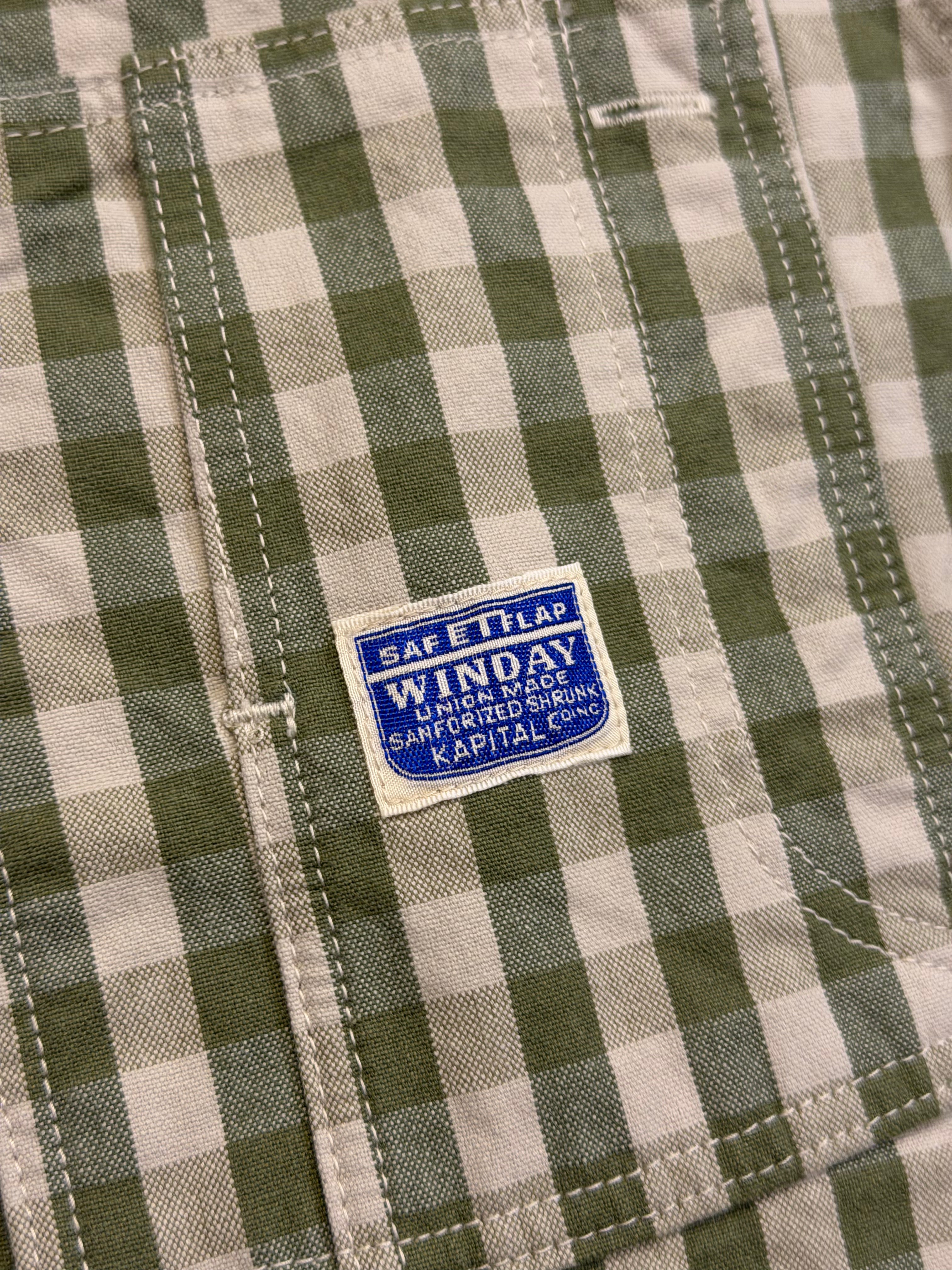 Kapital OX Gingham Cactus Button Down Shirt