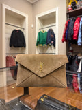 Saint Laurent Cassandre Small Chain Pouch - Light Cumin