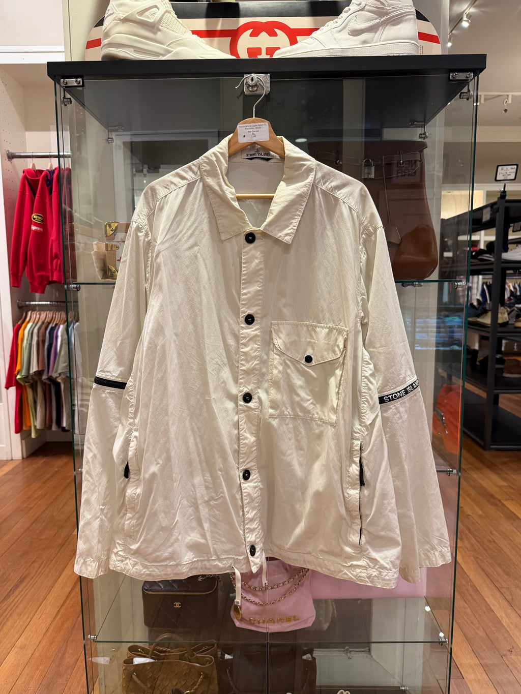 Stone Island Cupro Nylon TC Overshirt - White