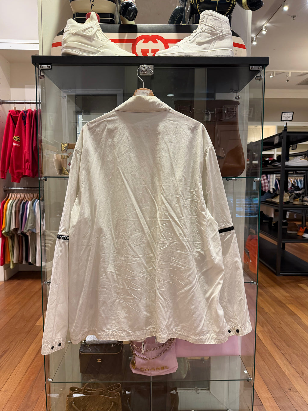 Stone Island Cupro Nylon TC Overshirt - White