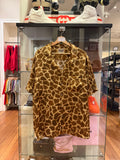 Gallery Dept. Giraffe Print Silk Button Down Shirt