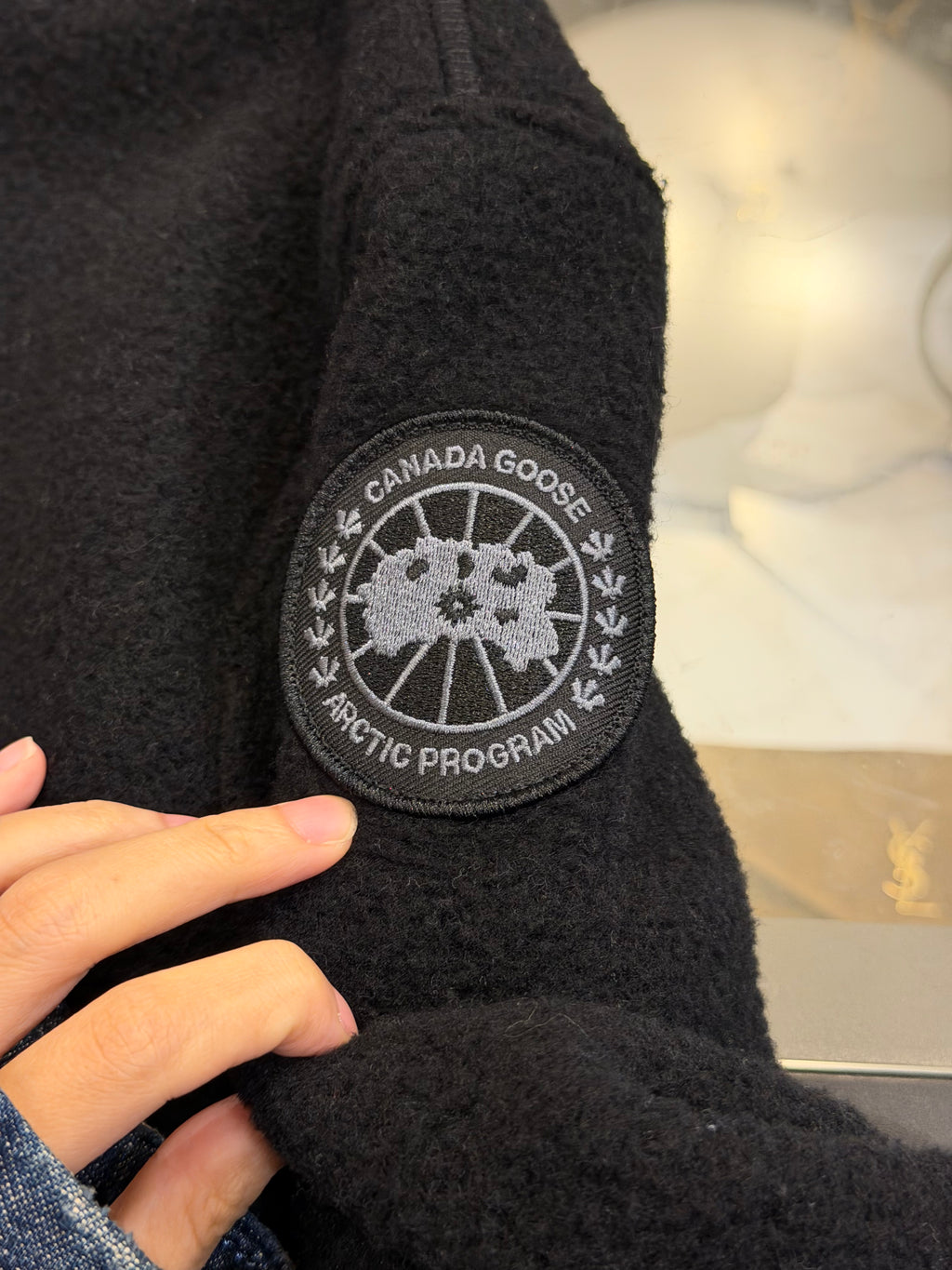 Canada Goose Hudson Fleece Cardigan - Black